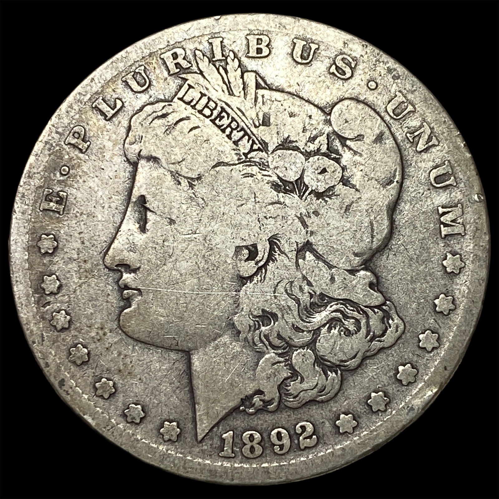 1892-S Morgan Silver Dollar NICELY CIRCULATED: 1892-S Morgan Silver Dollar NICELY CIRCULATED
