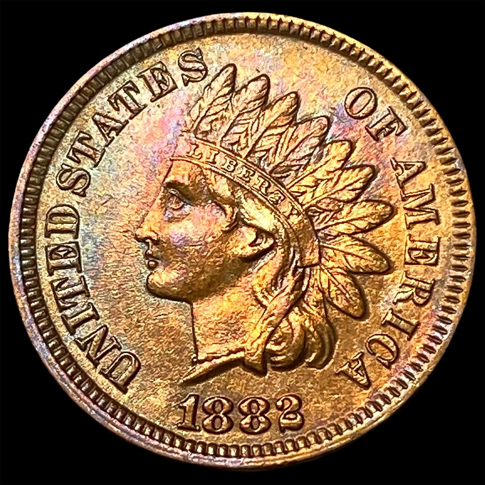 1882 Indian Head Cent CHOICE BU: 1882 Indian Head Cent CHOICE BU