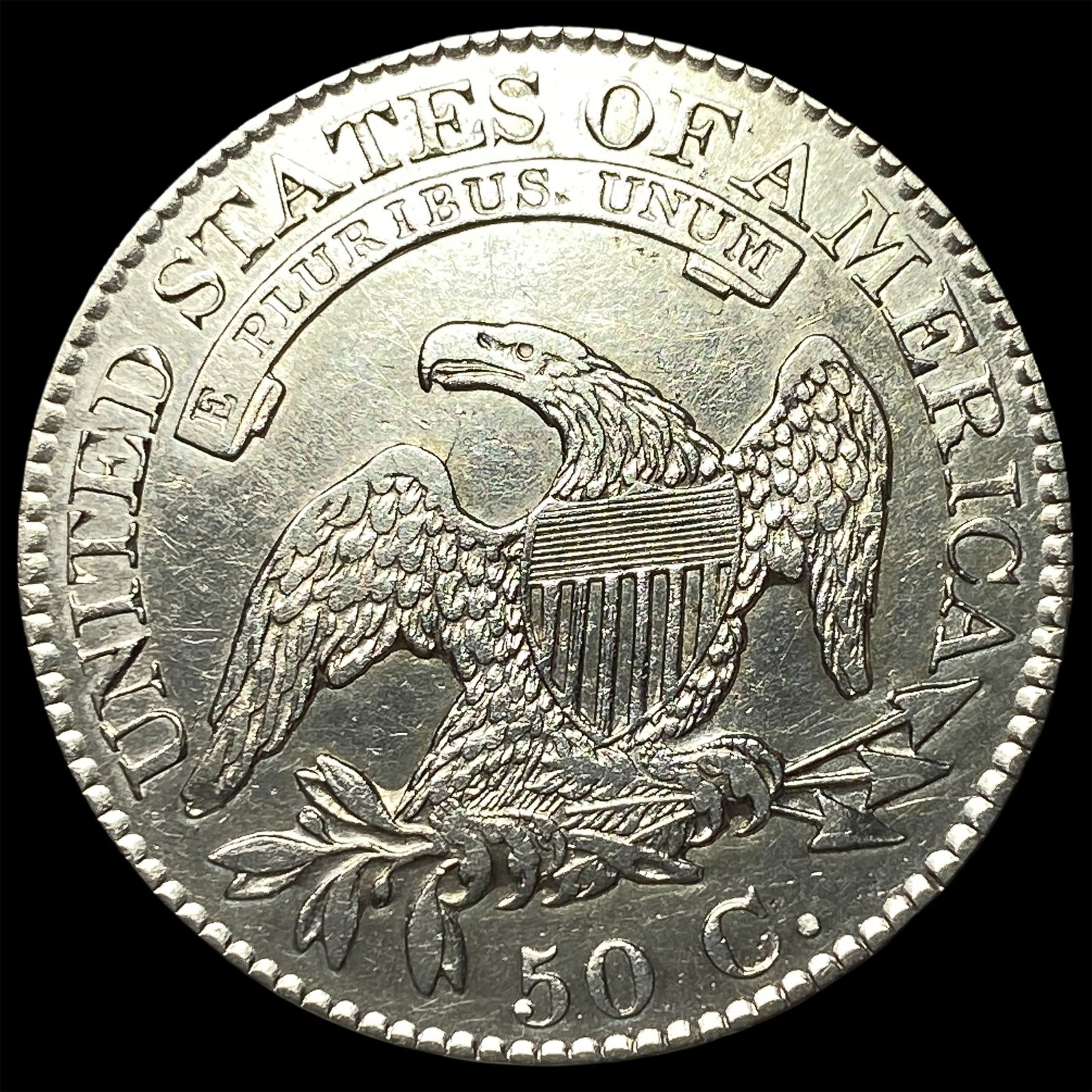 1825 Capped Bust Half Dollar UNCIRCULATED - 2