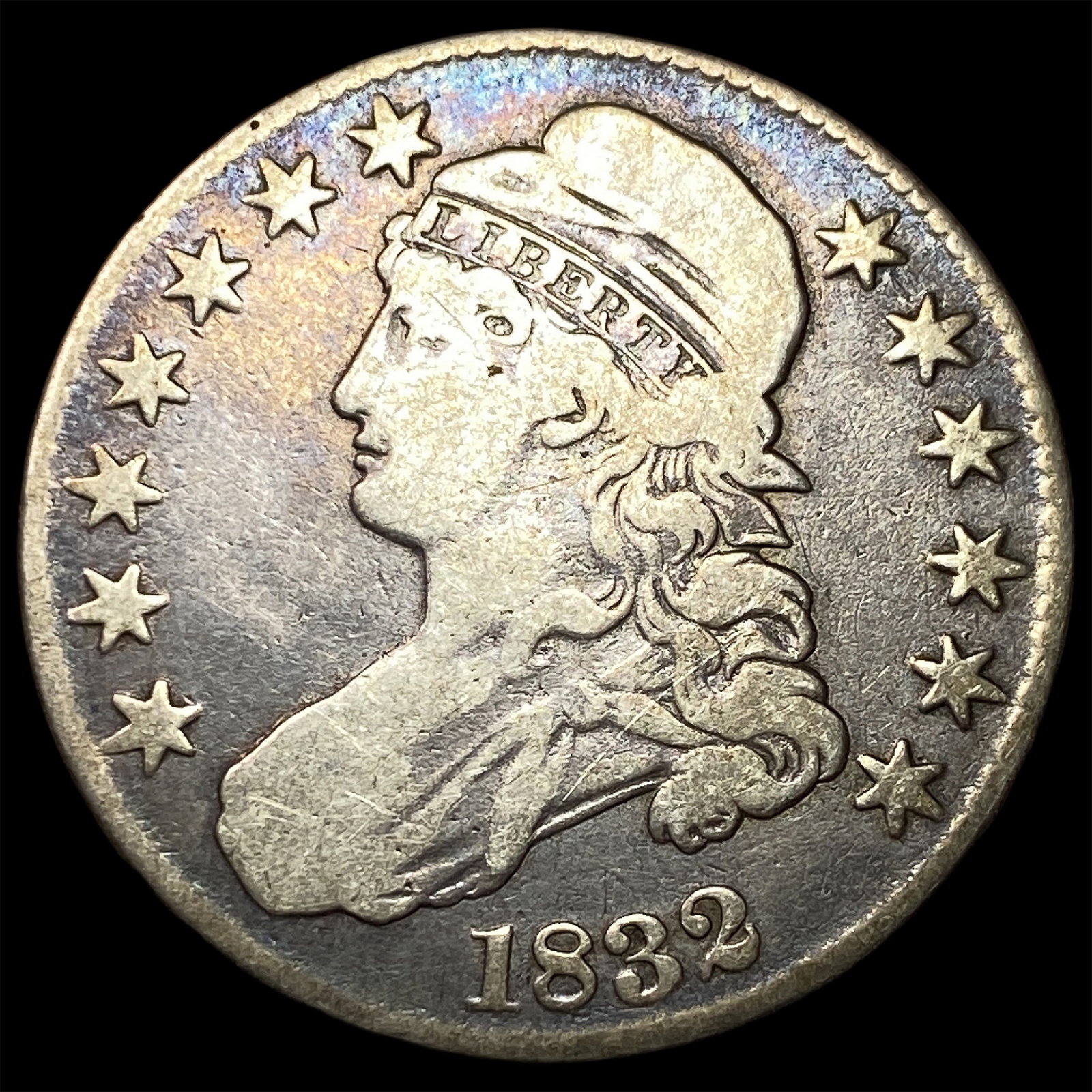 1832 Capped Bust Half Dollar LIGHTLY CIRCULATED (1 of 2)