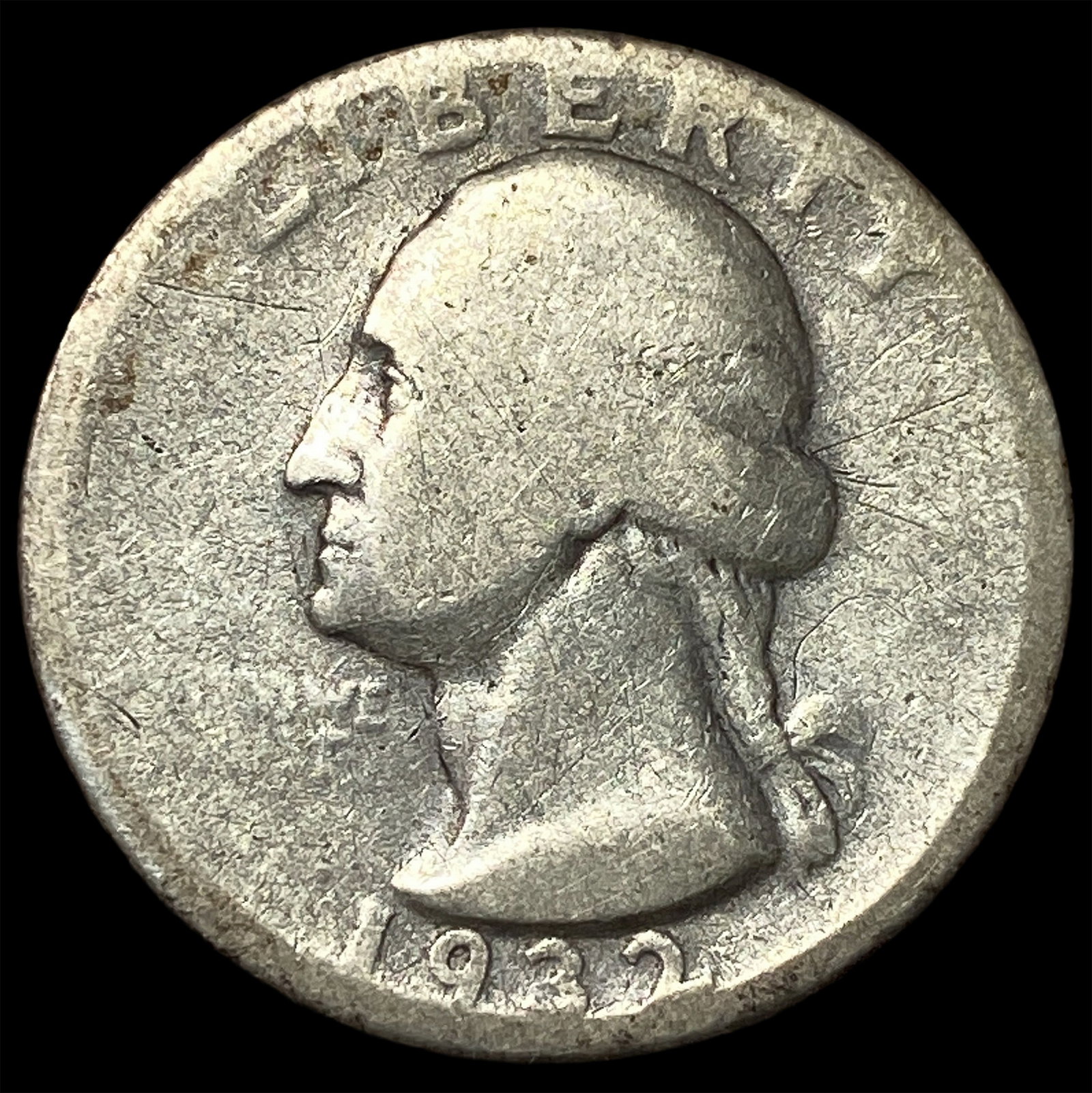 1932-D Silver Washington Quarter NICELY CIRCULATED (1 of 2)