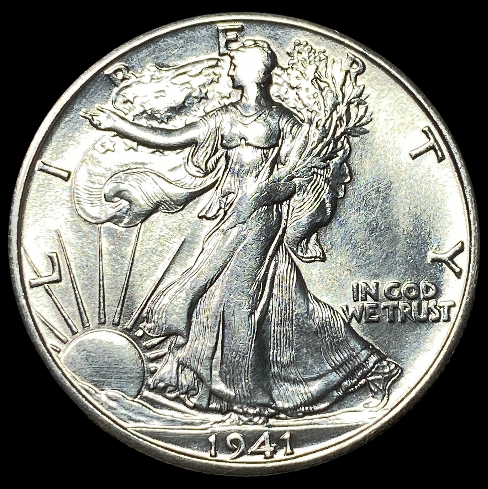 1941 Silver Walking Liberty Half Dollar UNCIRCULATED (1 of 2)