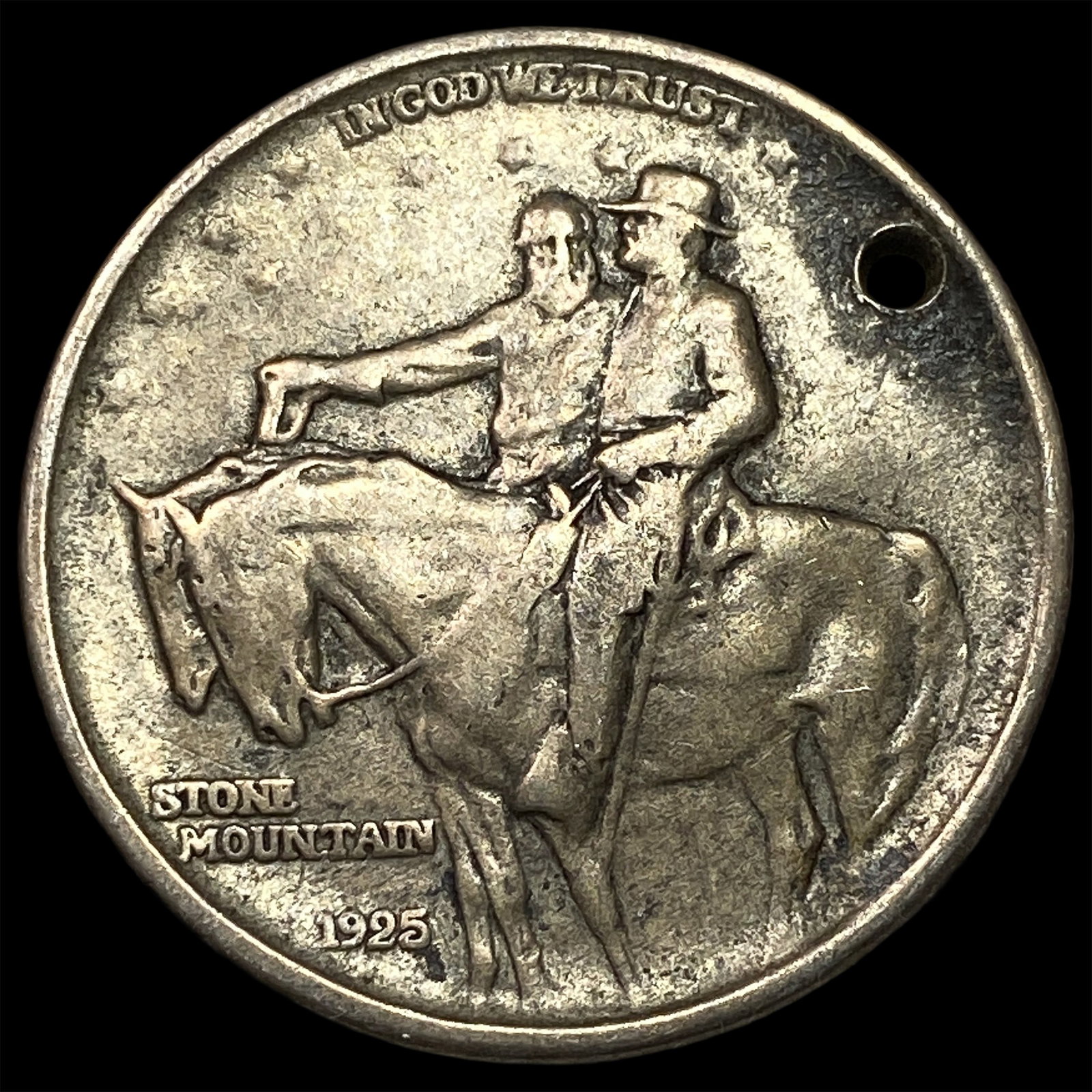 1925 Silver Stone Mountain Half Dollar HIGH GRADE (1 of 2)