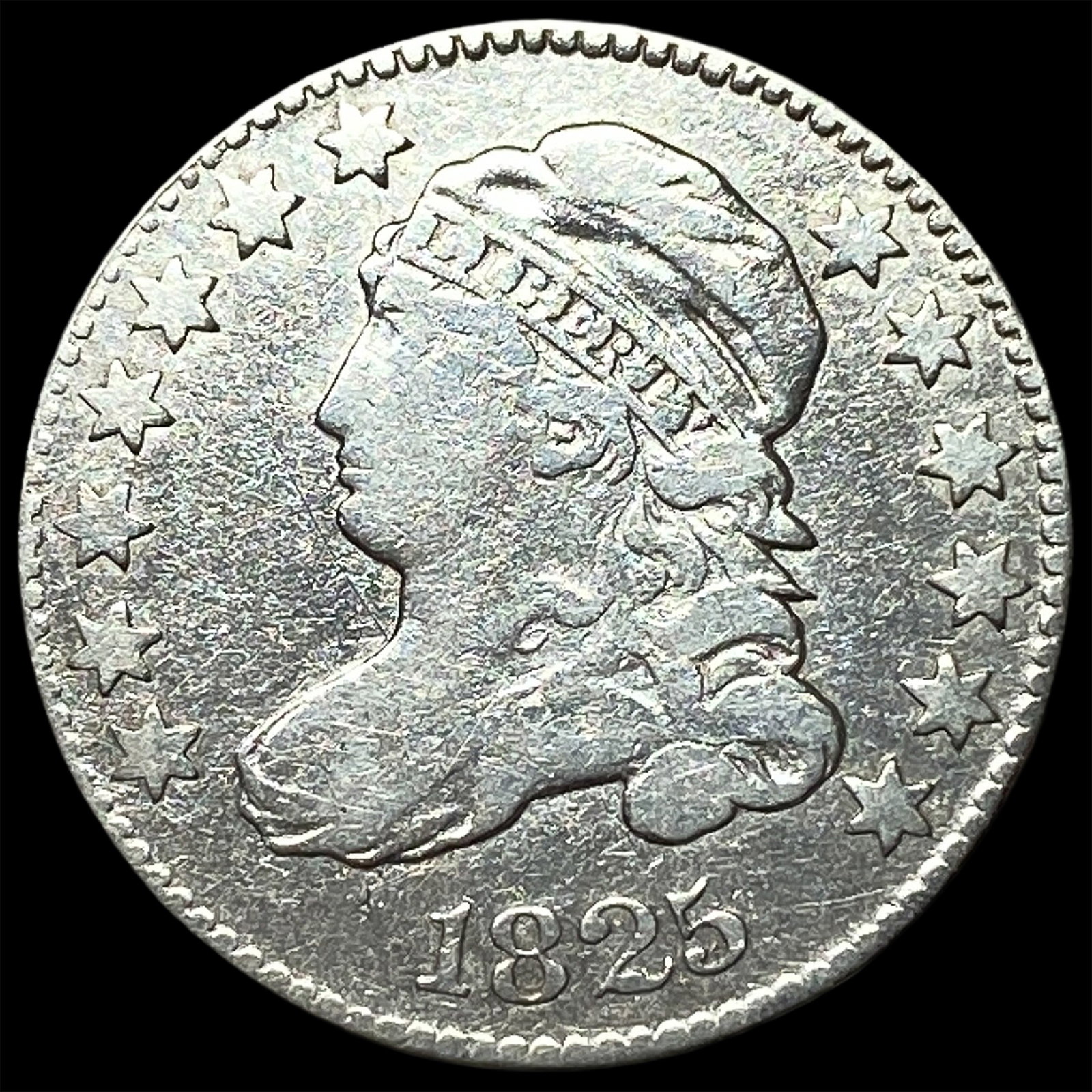 1825 Capped Bust Dime LIGHTLY CIRCULATED (1 of 2)
