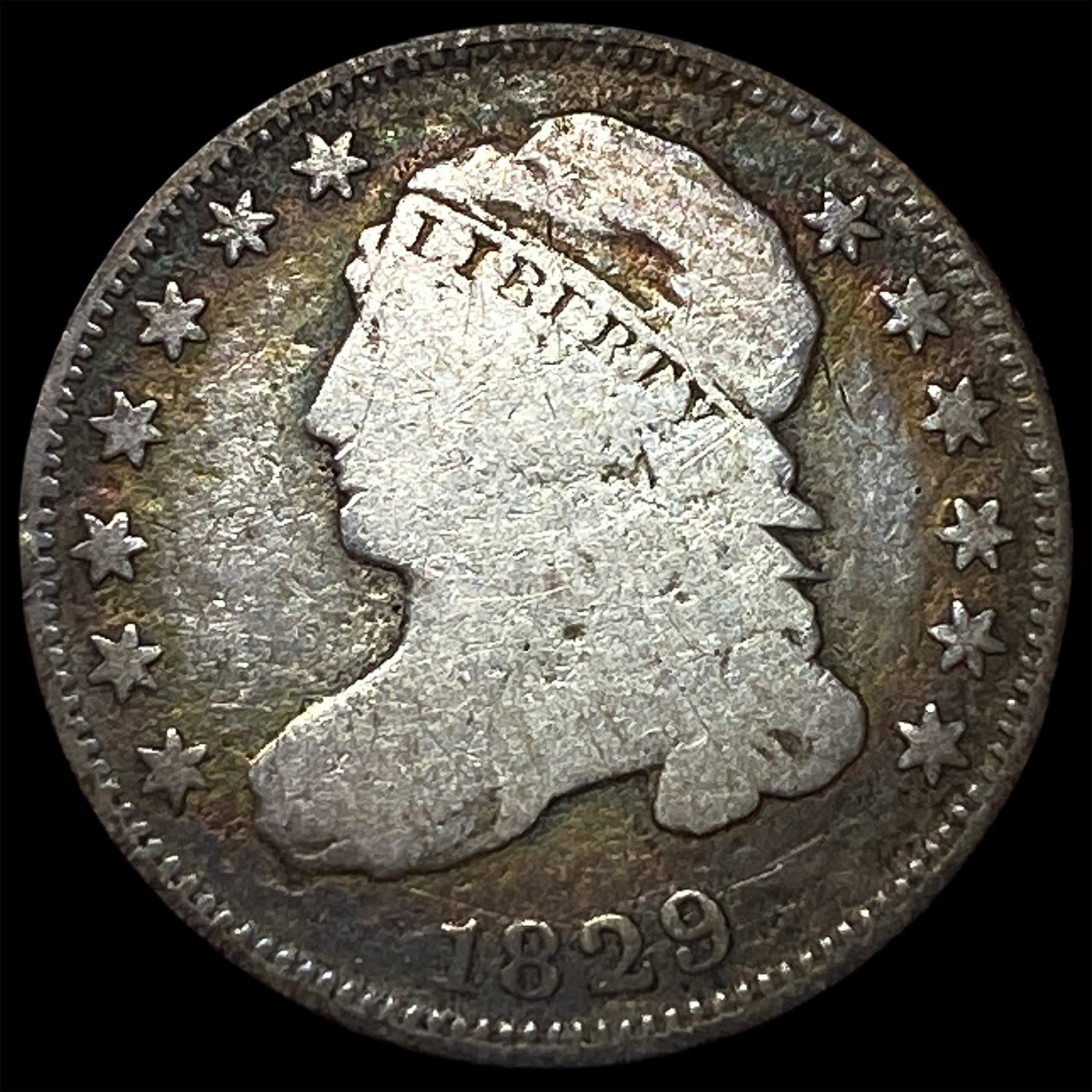 1829 Capped Bust Dime LIGHTLY CIRCULATED (1 of 2)