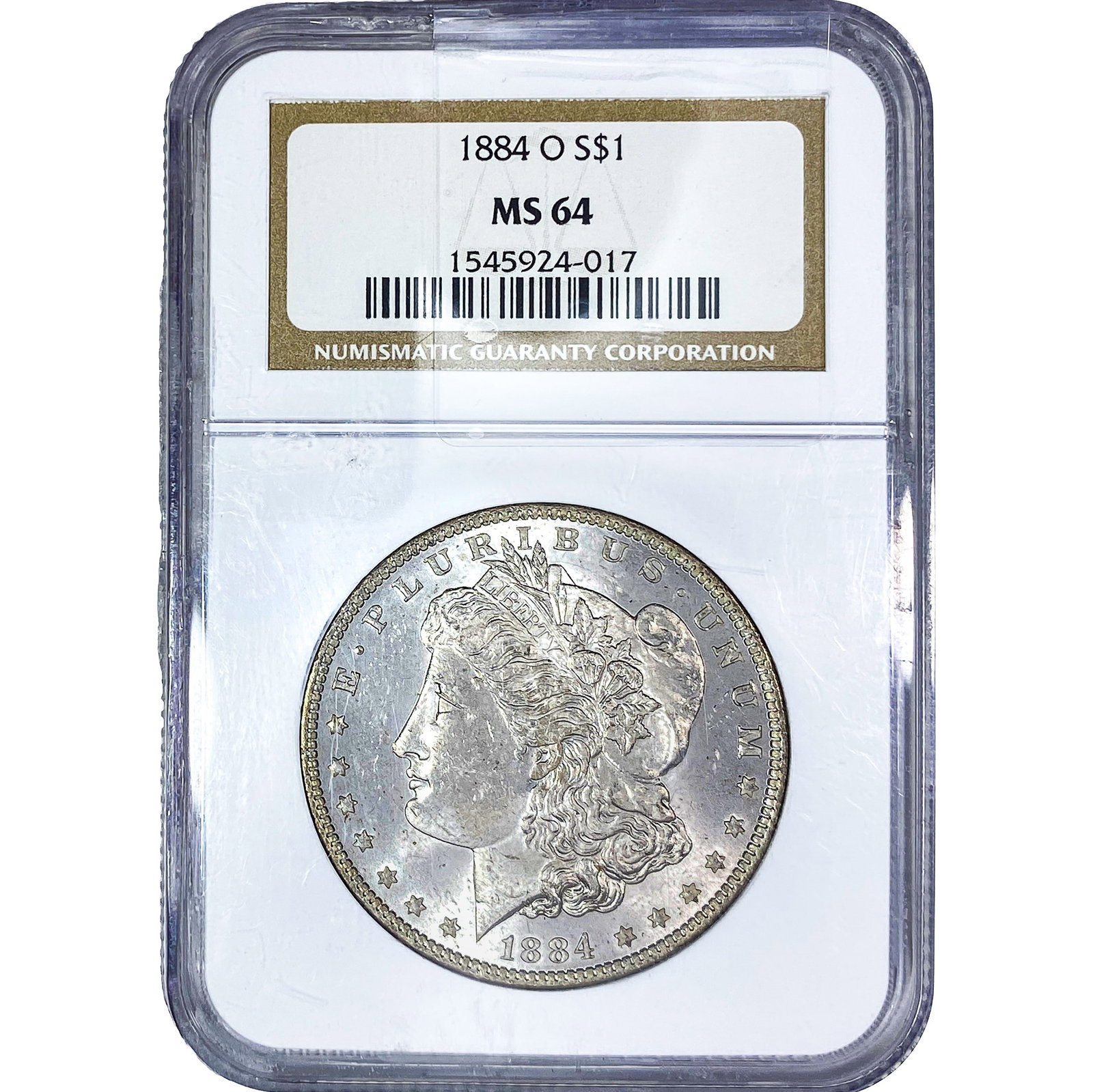 1884-O Morgan Silver Dollar NGC MS64 (1 of 2)