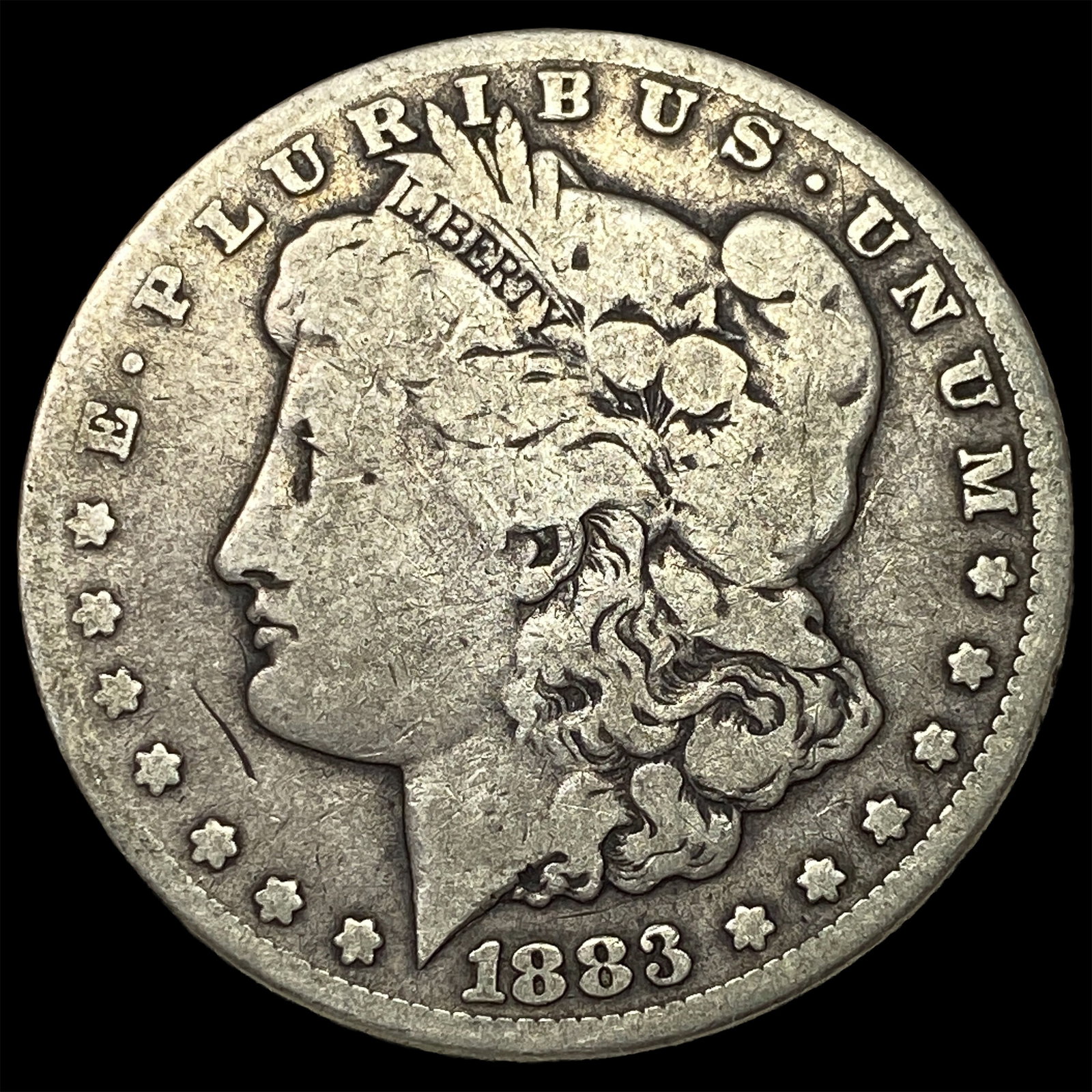 1883-CC Silver Morgan Dollar NICELY CIRCULATED: 1883-CC Silver Morgan Dollar NICELY CIRCULATED