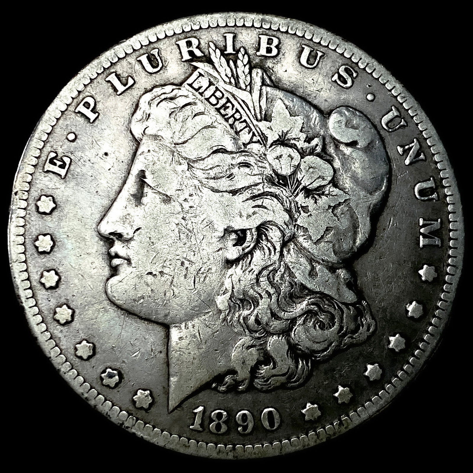 1890-CC Silver Morgan Dollar LIGHTLY CIRCULATED (1 of 2)