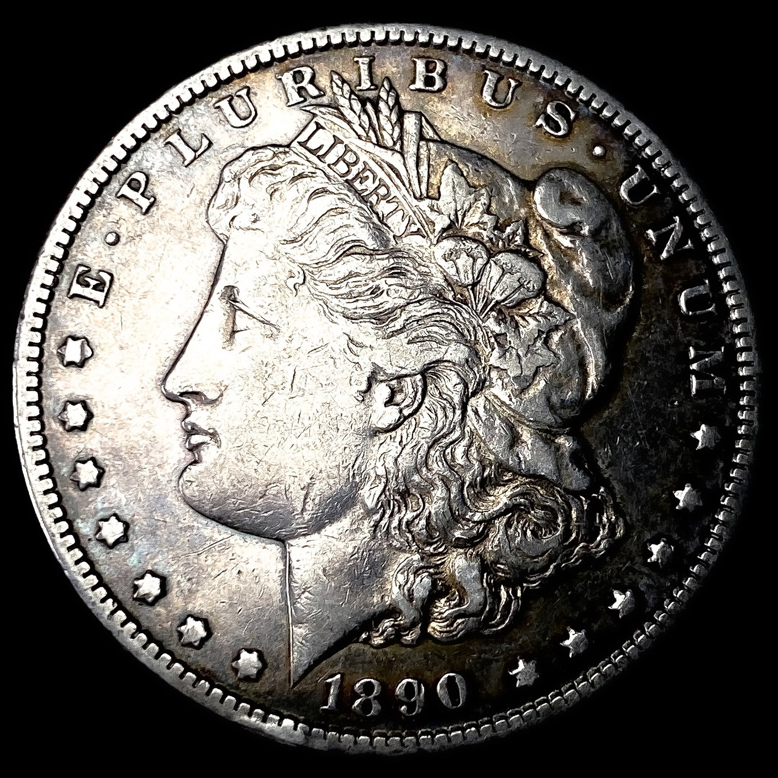 1890-CC Silver Morgan Dollar NEARLY UNCIRCULATED (1 of 2)