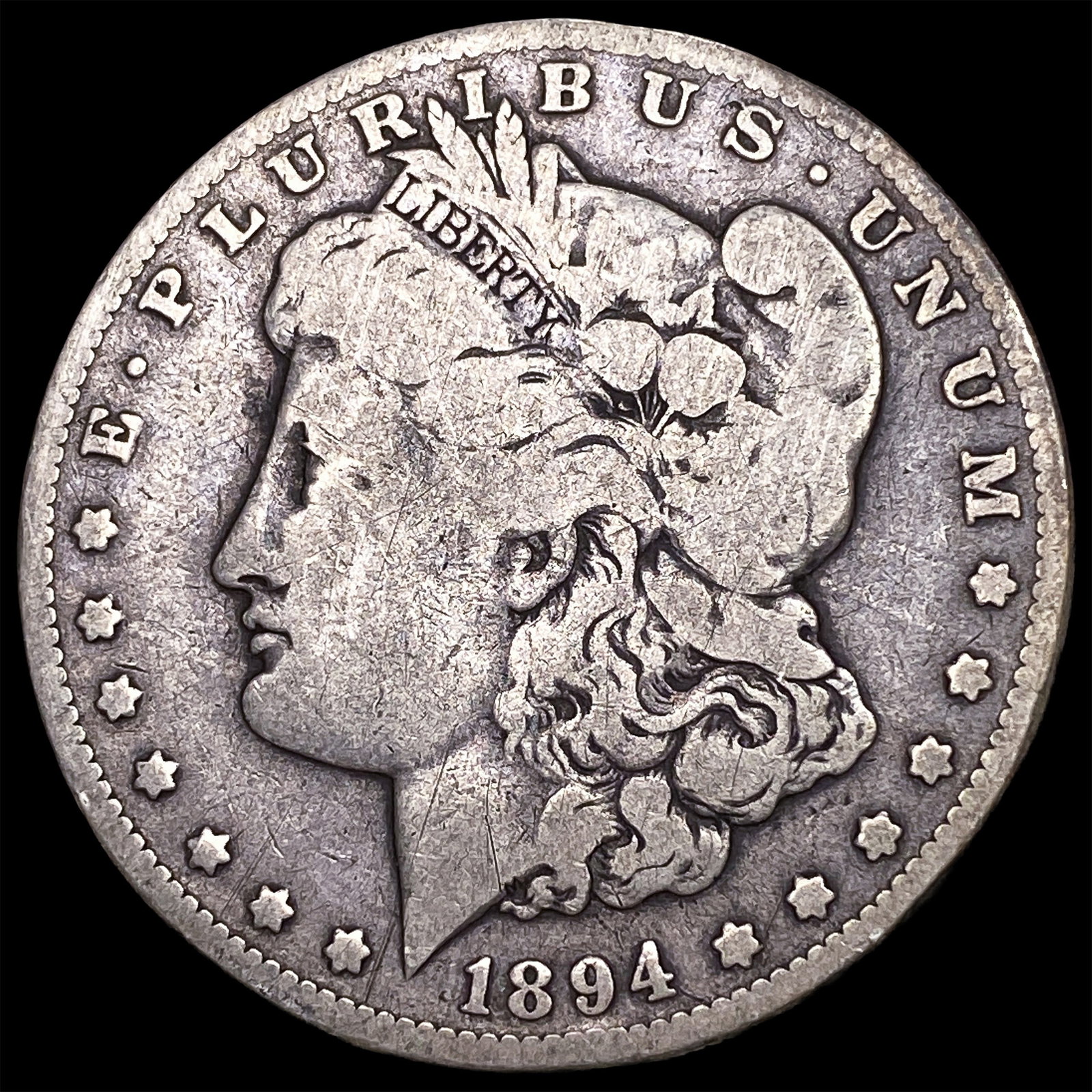 1894-O Silver Morgan Dollar LIGHTLY CIRCULATED: 1894-O Silver Morgan Dollar LIGHTLY CIRCULATED