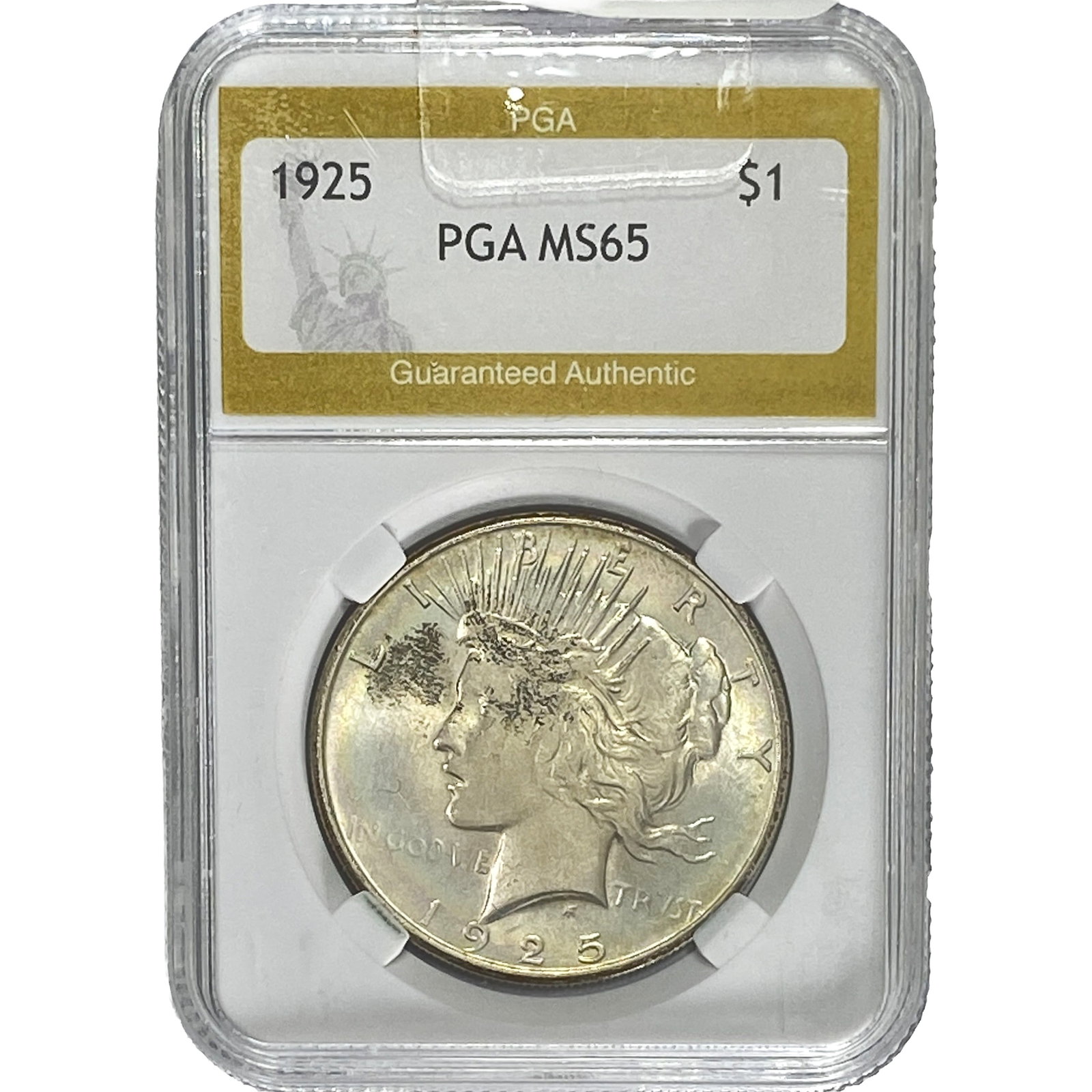 1925 Silver Peace Dollar PGA MS65 (1 of 2)