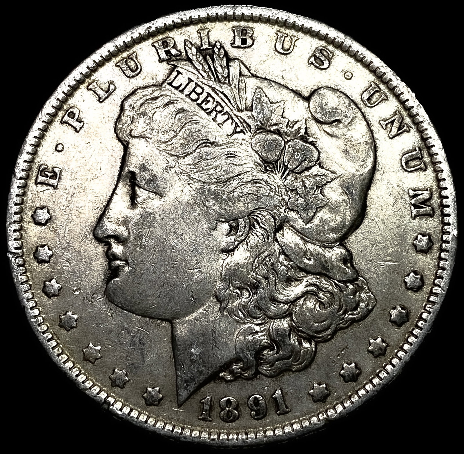 1891-O Silver Morgan Dollar CLOSELY UNCIRCULATED: 1891-O Silver Morgan Dollar CLOSELY UNCIRCULATED