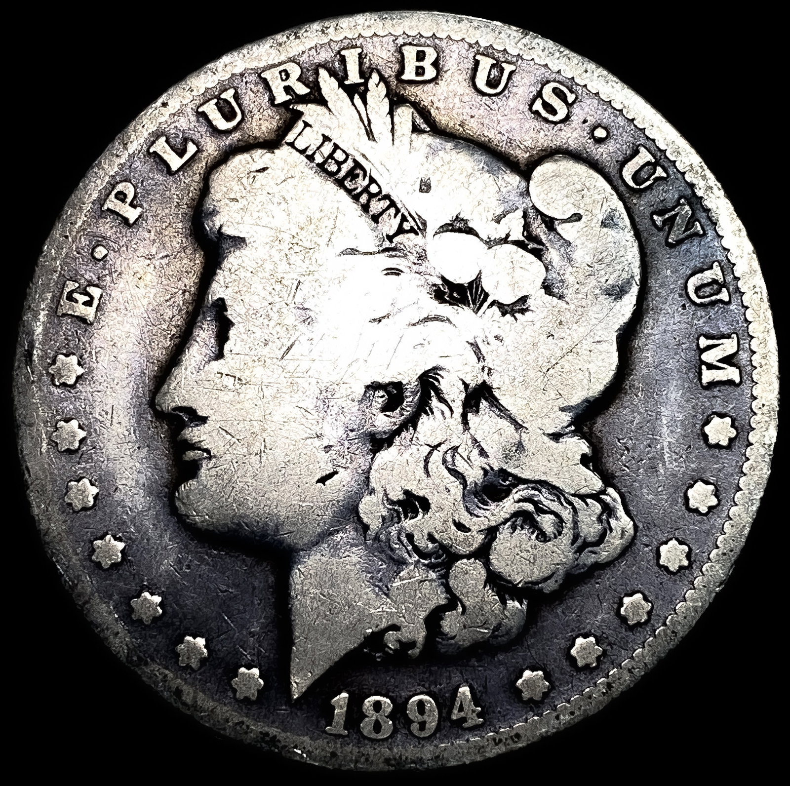 1894-O Silver Morgan Dollar NICELY CIRCULATED: 1894-O Silver Morgan Dollar NICELY CIRCULATED