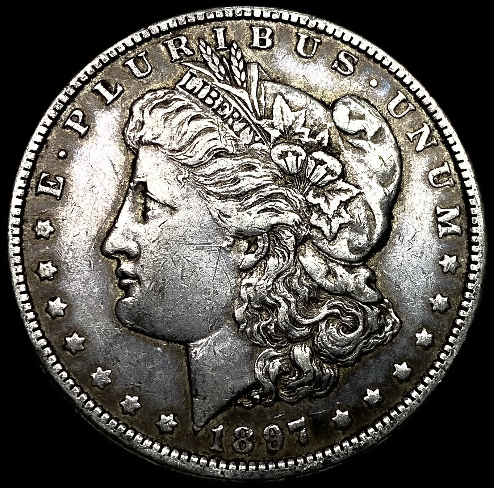 1897-O Silver Morgan Dollar NEARLY UNCIRCULATED (1 of 2)