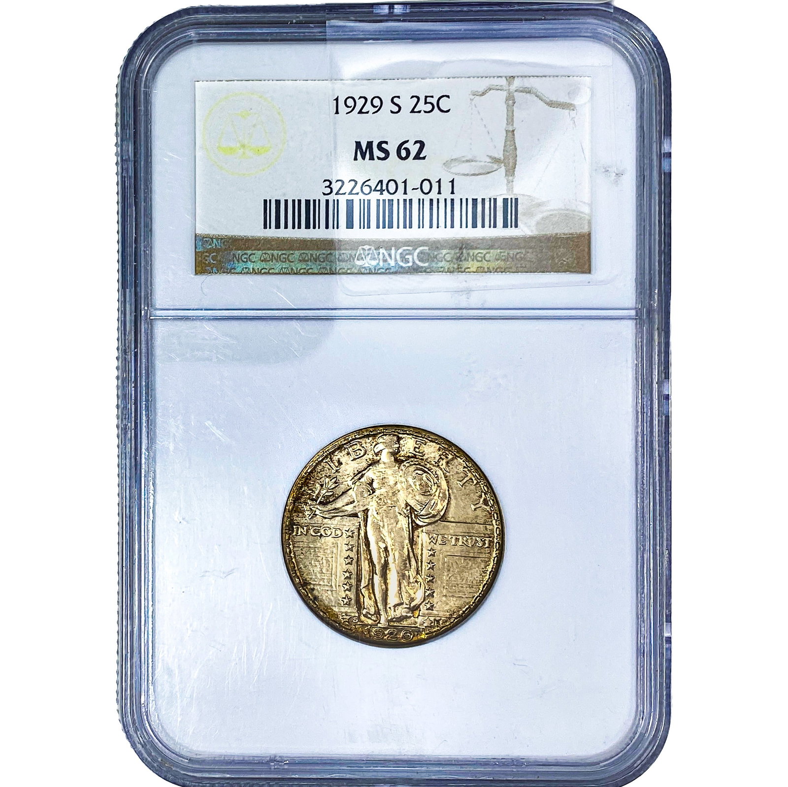 1929-S Standing Liberty Quarter NGC MS62 (1 of 2)