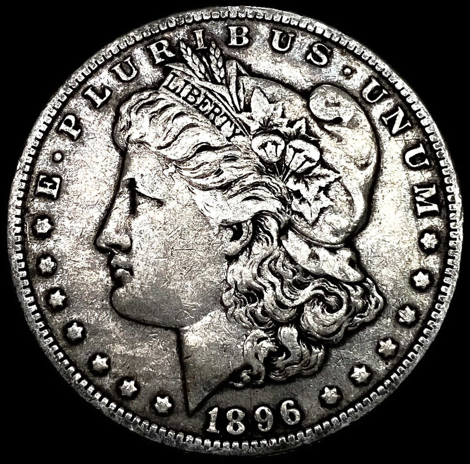 1896-O Silver Morgan Dollar NEARLY UNCIRCULATED: 1896-O Silver Morgan Dollar NEARLY UNCIRCULATED