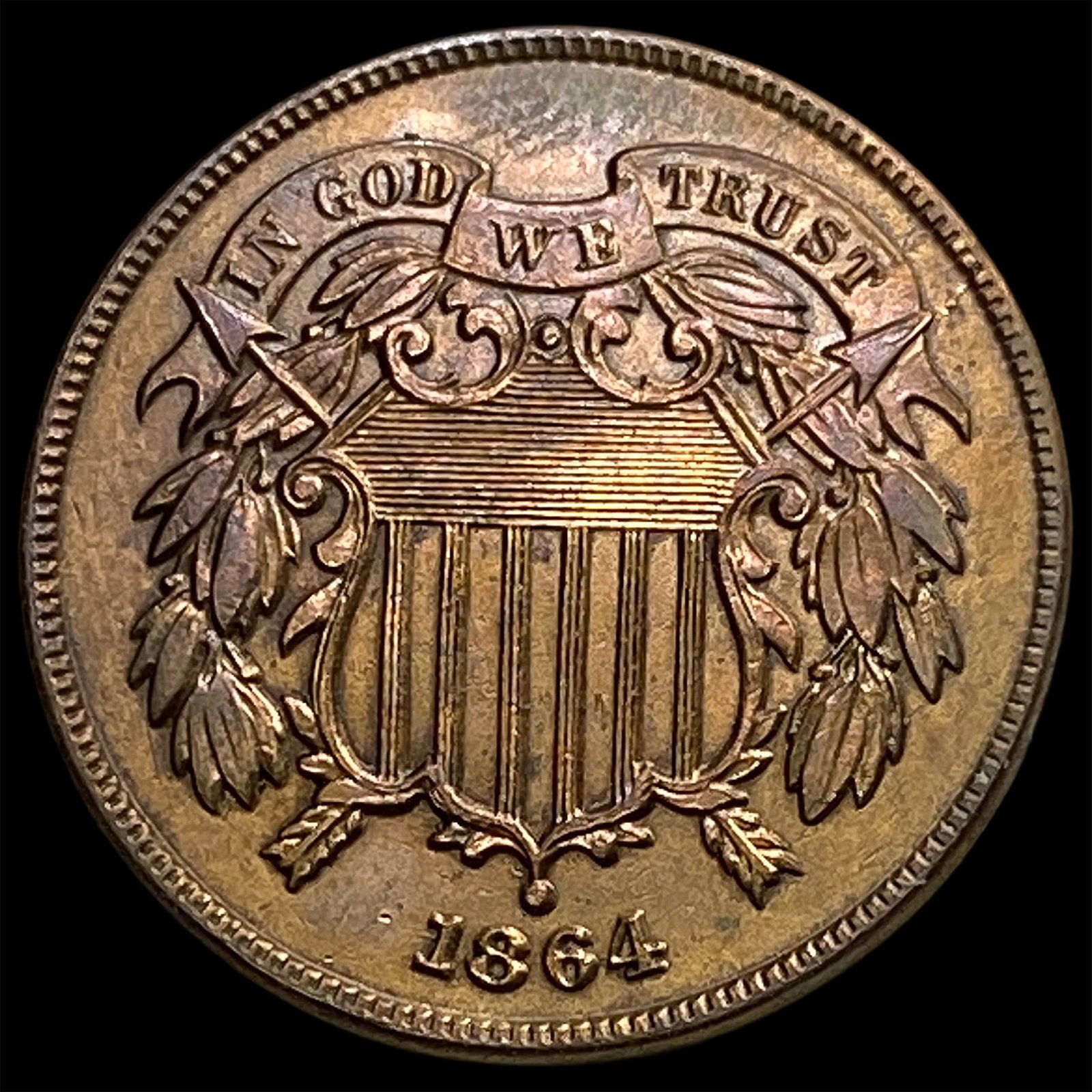 1864 Two Cent Piece (1 of 2)