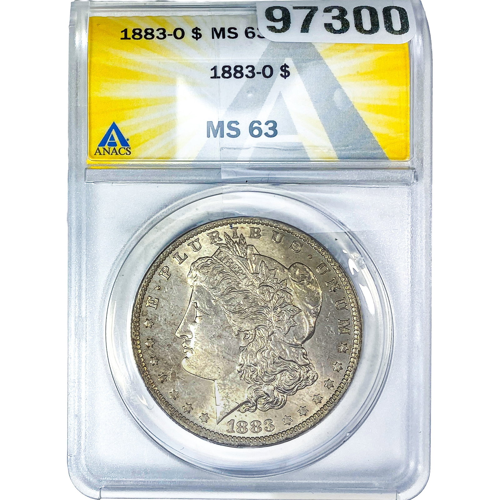 1883-O Morgan Silver Dollar ANACS MS63: 1883-O Morgan Silver Dollar ANACS MS63