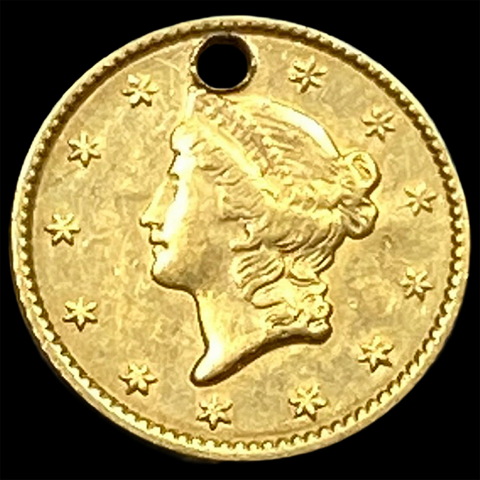 1852 Rare Gold Dollar (1 of 2)