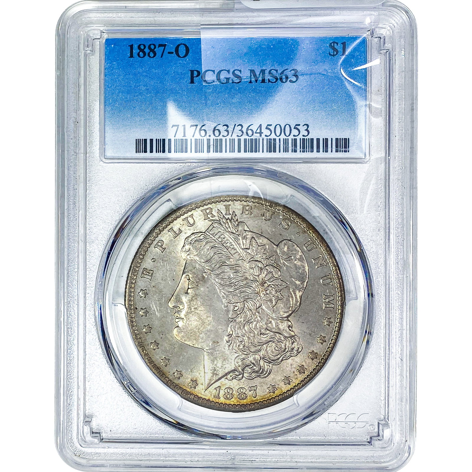 1887-O Morgan Silver Dollar PCGS MS63 (1 of 2)