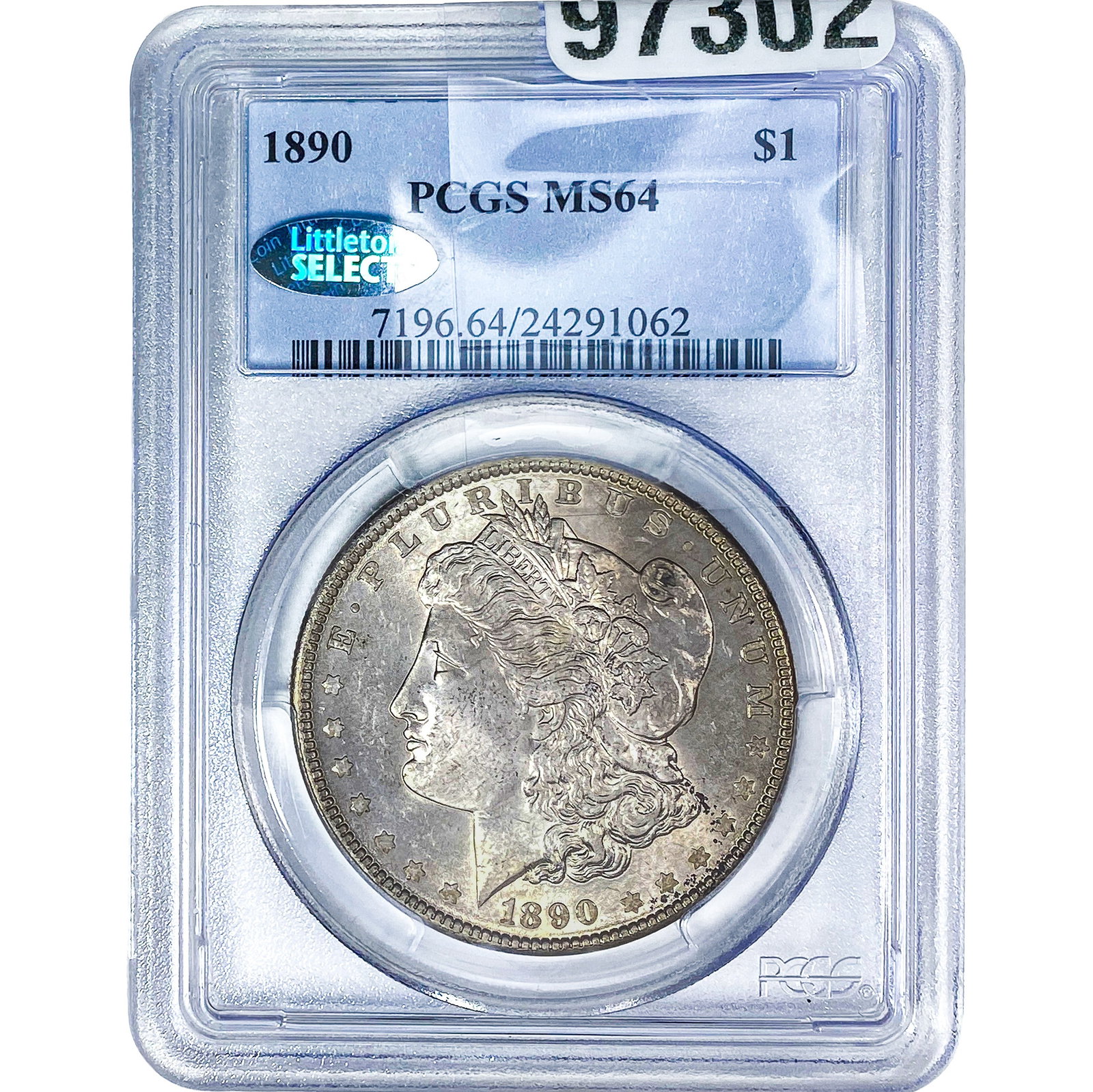 1890 Morgan Silver Dollar PCGS MS64 (1 of 2)