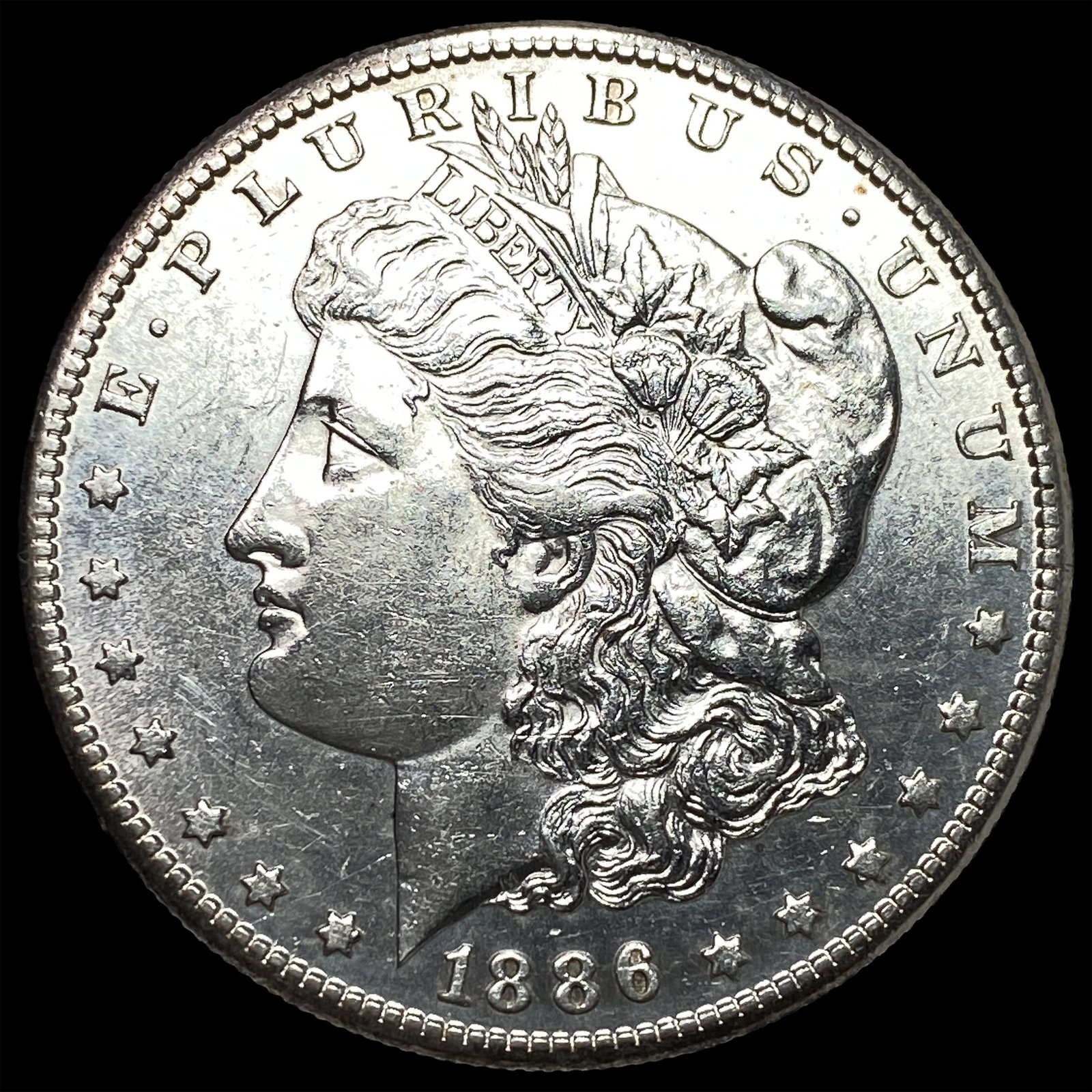 1886-S Silver Morgan Dollar UNCIRCULATED: 1886-S Silver Morgan Dollar UNCIRCULATED