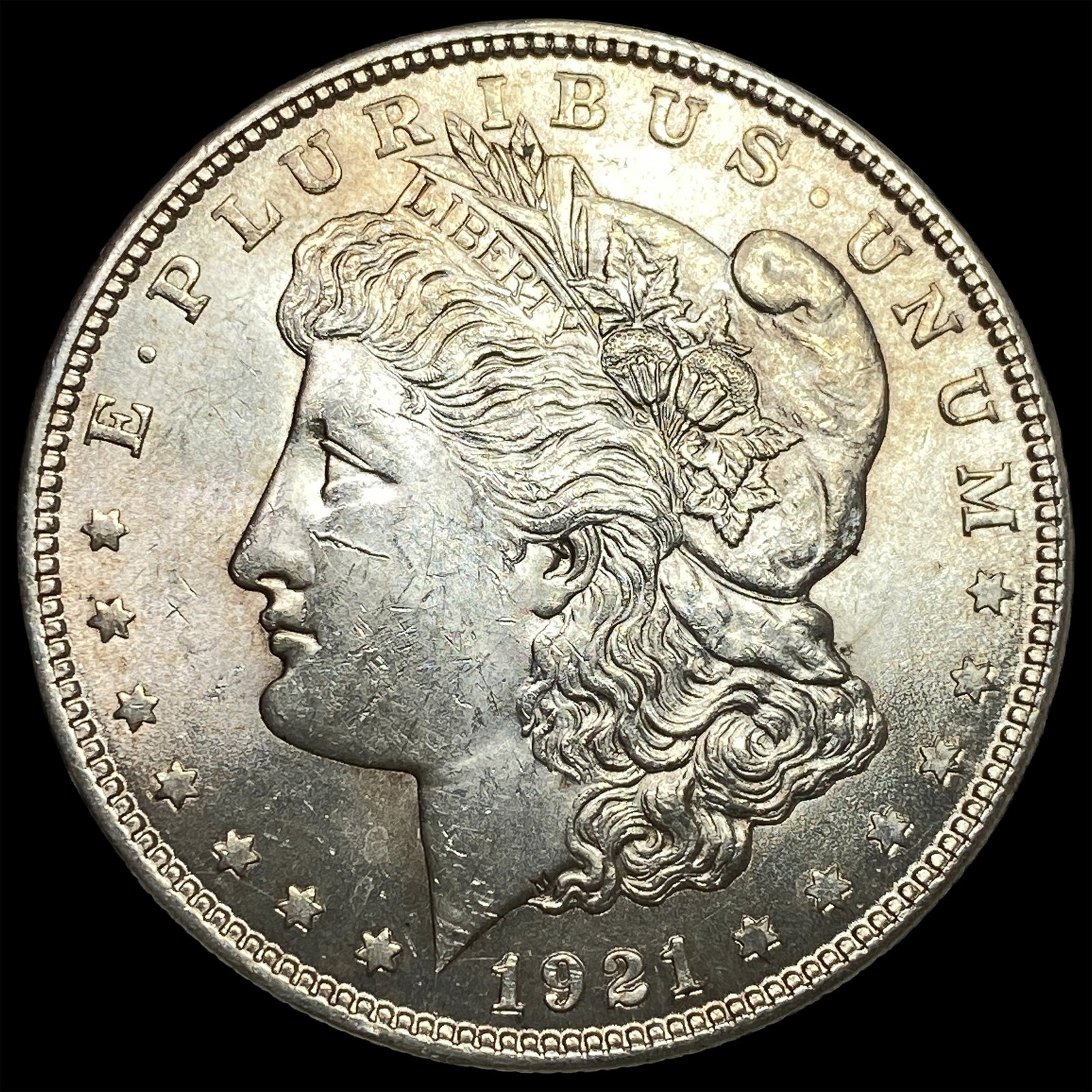 1921 Silver Morgan Dollar GEM BU: 1921 Silver Morgan Dollar GEM BU