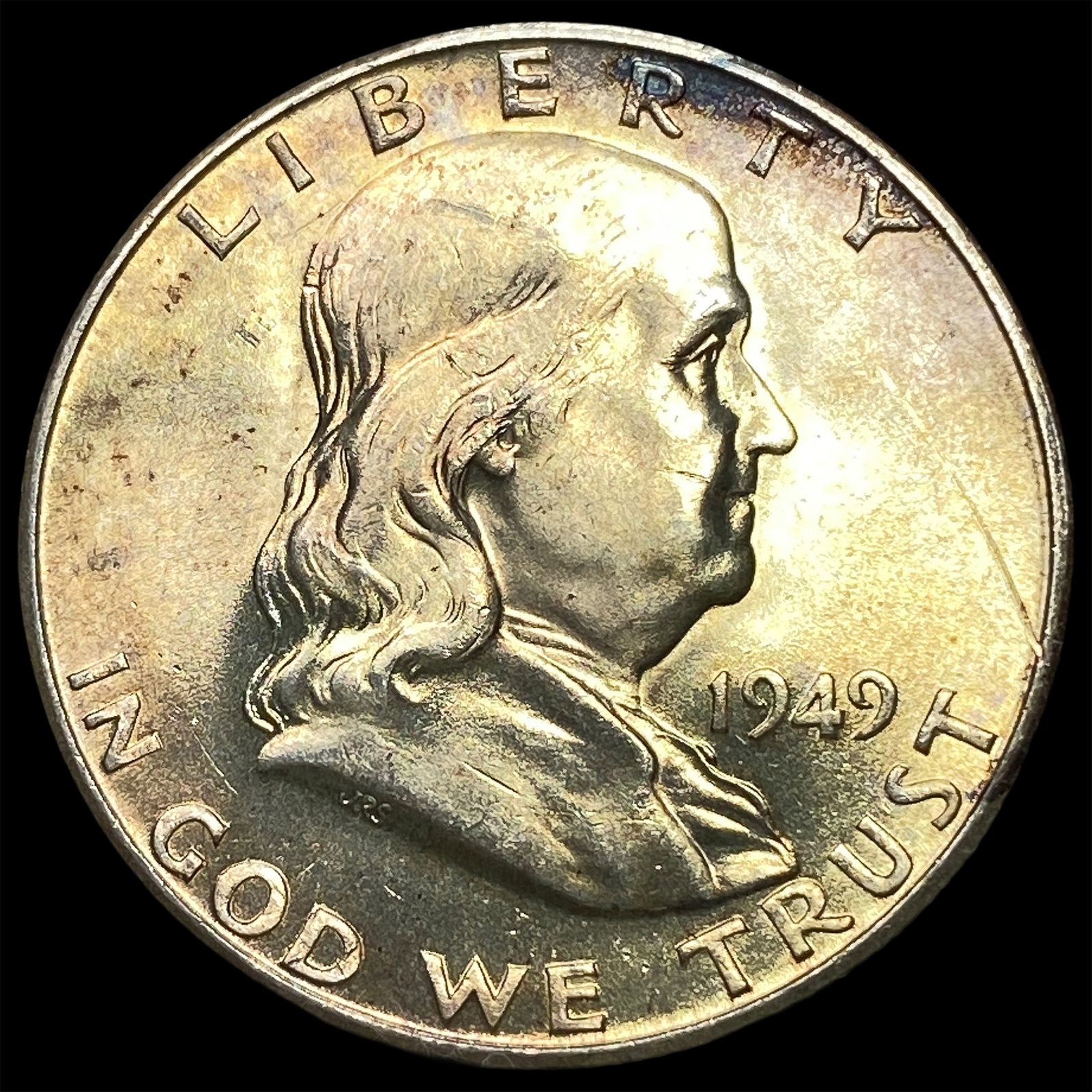 1949-S Silver Franklin Half Dollar GEM BU: 1949-S Silver Franklin Half Dollar GEM BU