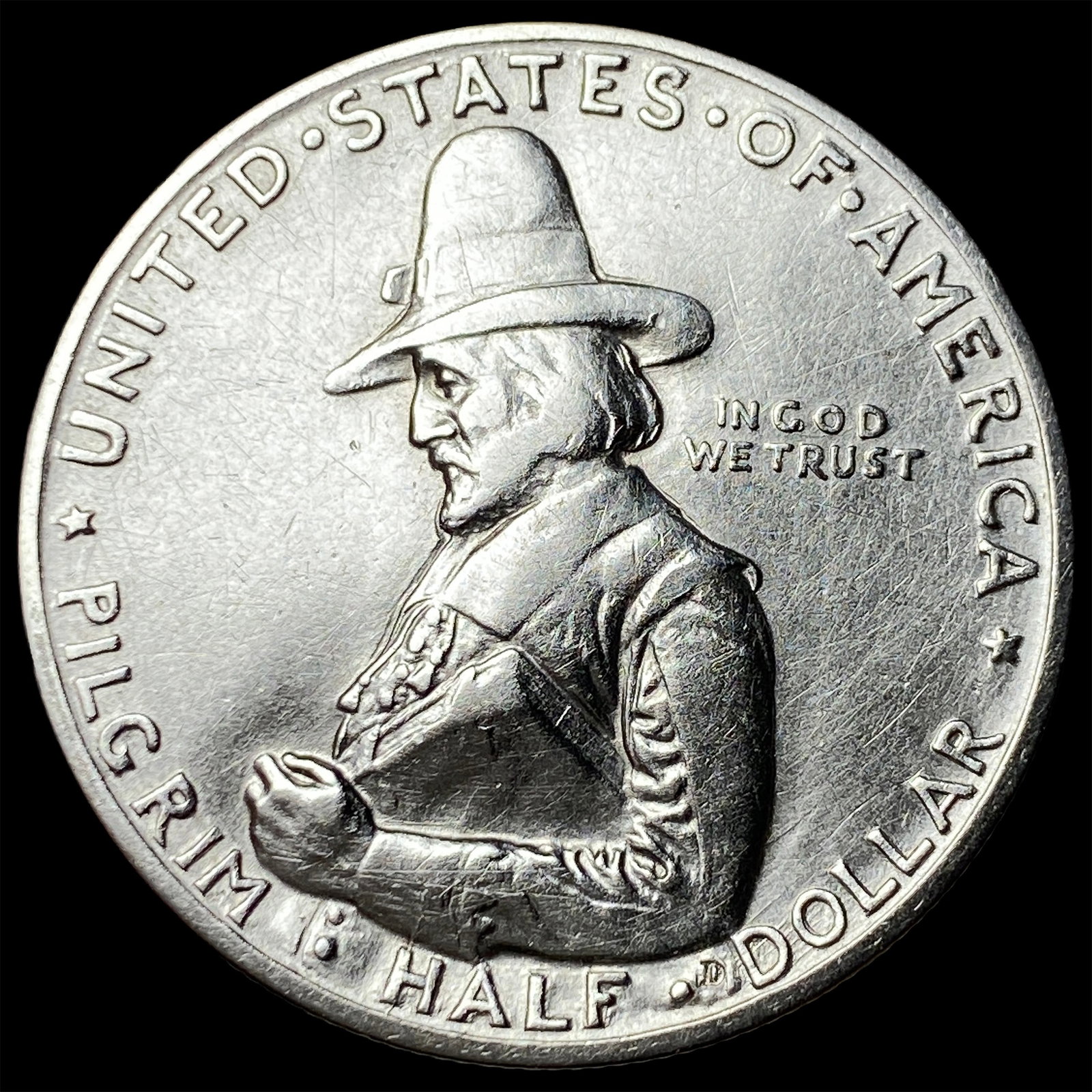 1920 Silver Pilgrim Tercentenary Half Dollar UNCIRCULATED (1 of 2)