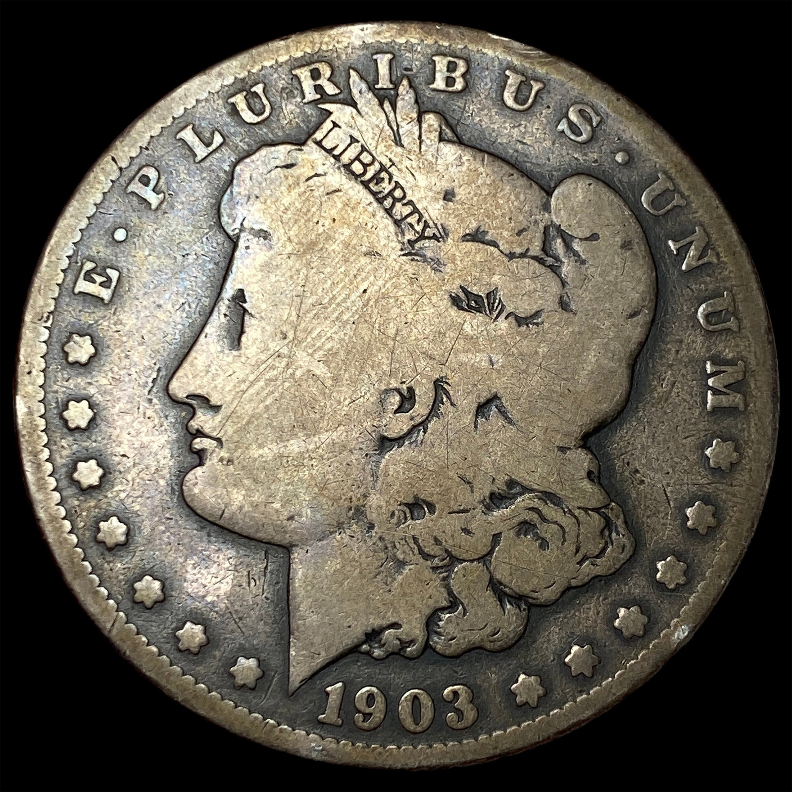 1903-S Silver Morgan Dollar NICELY CIRCULATED (1 of 2)
