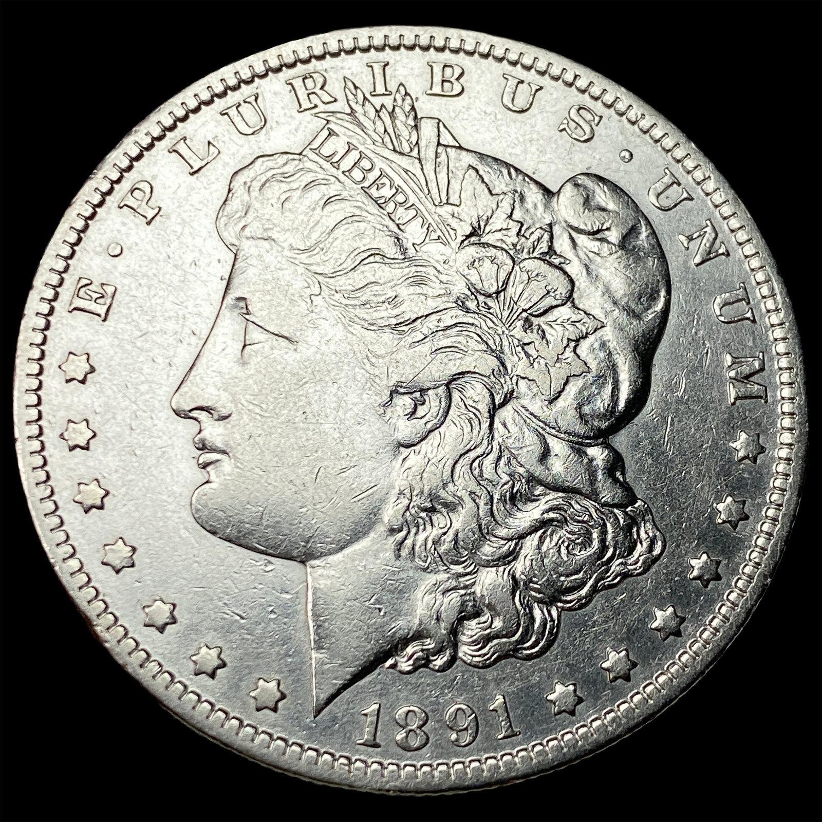 1891-O Silver Morgan Dollar NEARLY UNCIRCULATED: 1891-O Silver Morgan Dollar NEARLY UNCIRCULATED