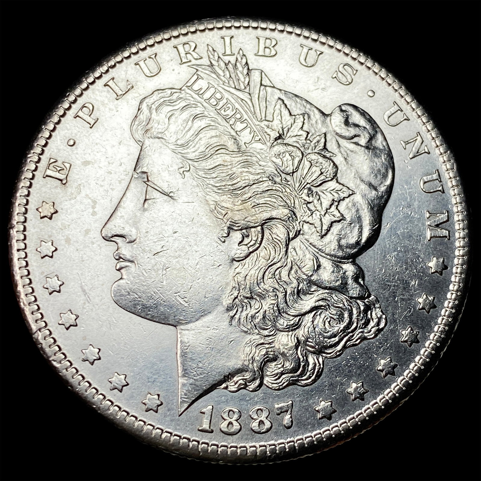 1887-S Silver Morgan Dollar UNCIRCULATED: 1887-S Silver Morgan Dollar UNCIRCULATED