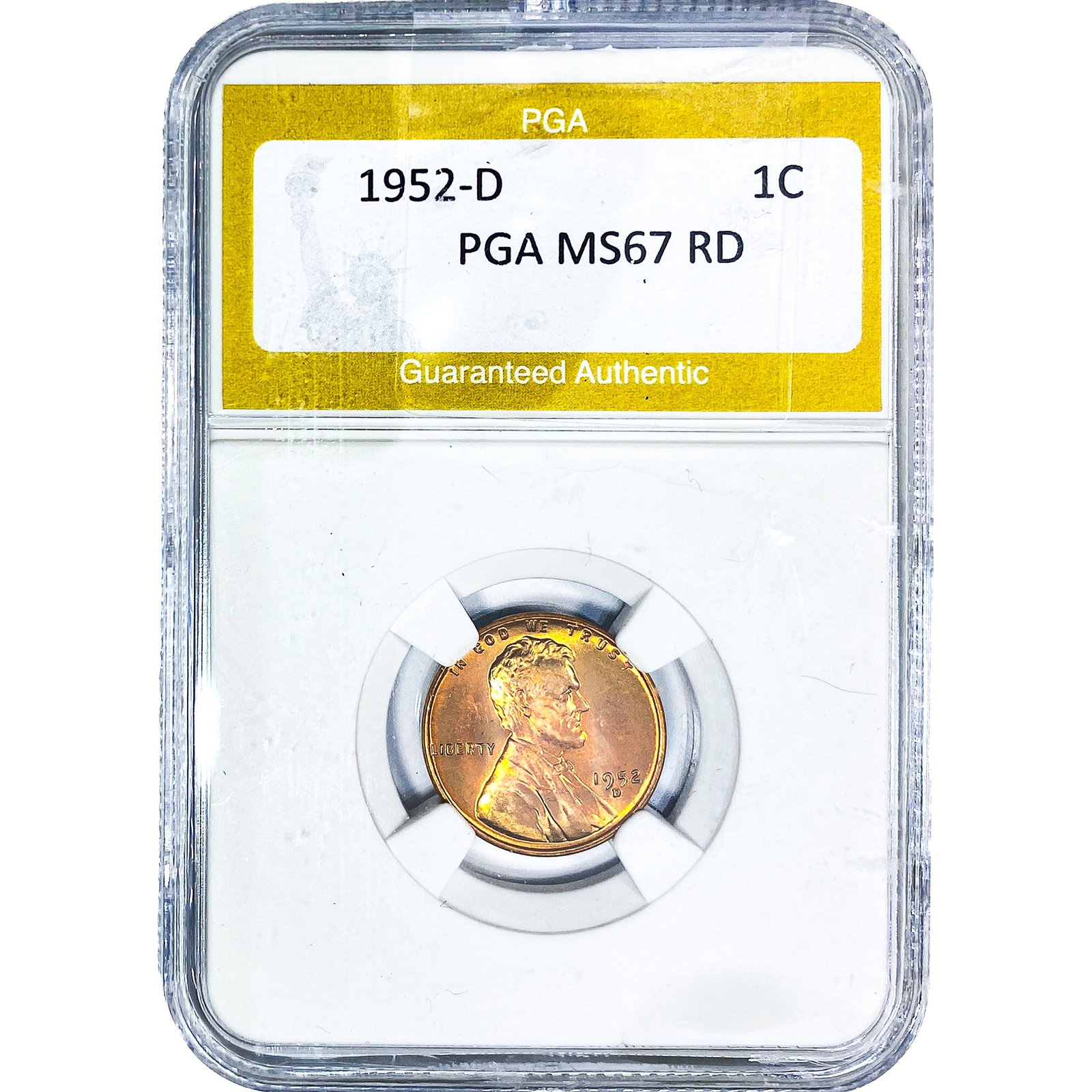 1952-D Wheat Cent PGA MS67 RD (1 of 2)