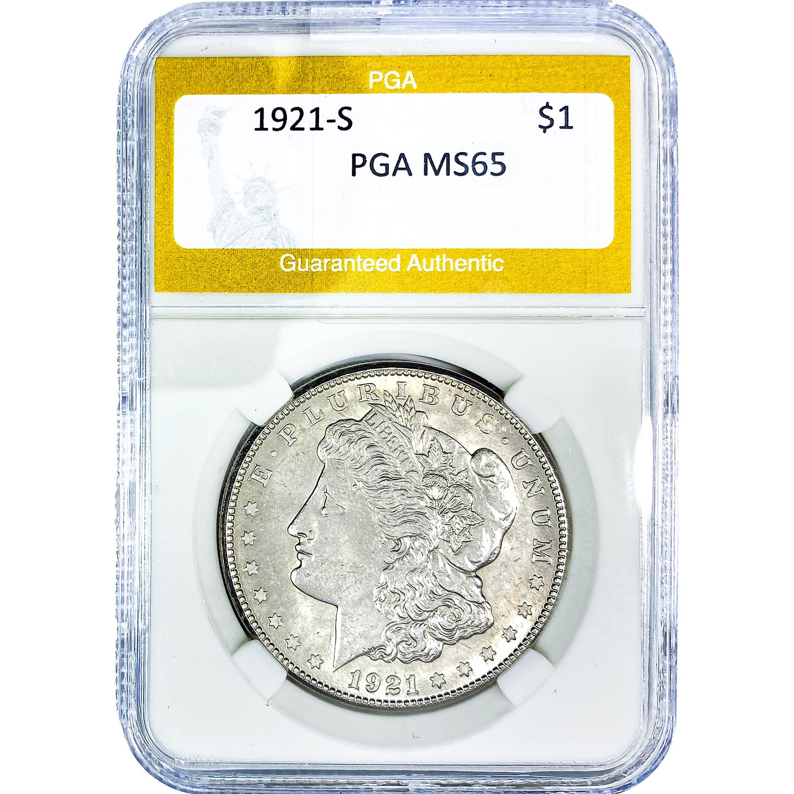 1878-CC Morgan Silver Dollar PGA MS65: 1878-CC Morgan Silver Dollar PGA MS65