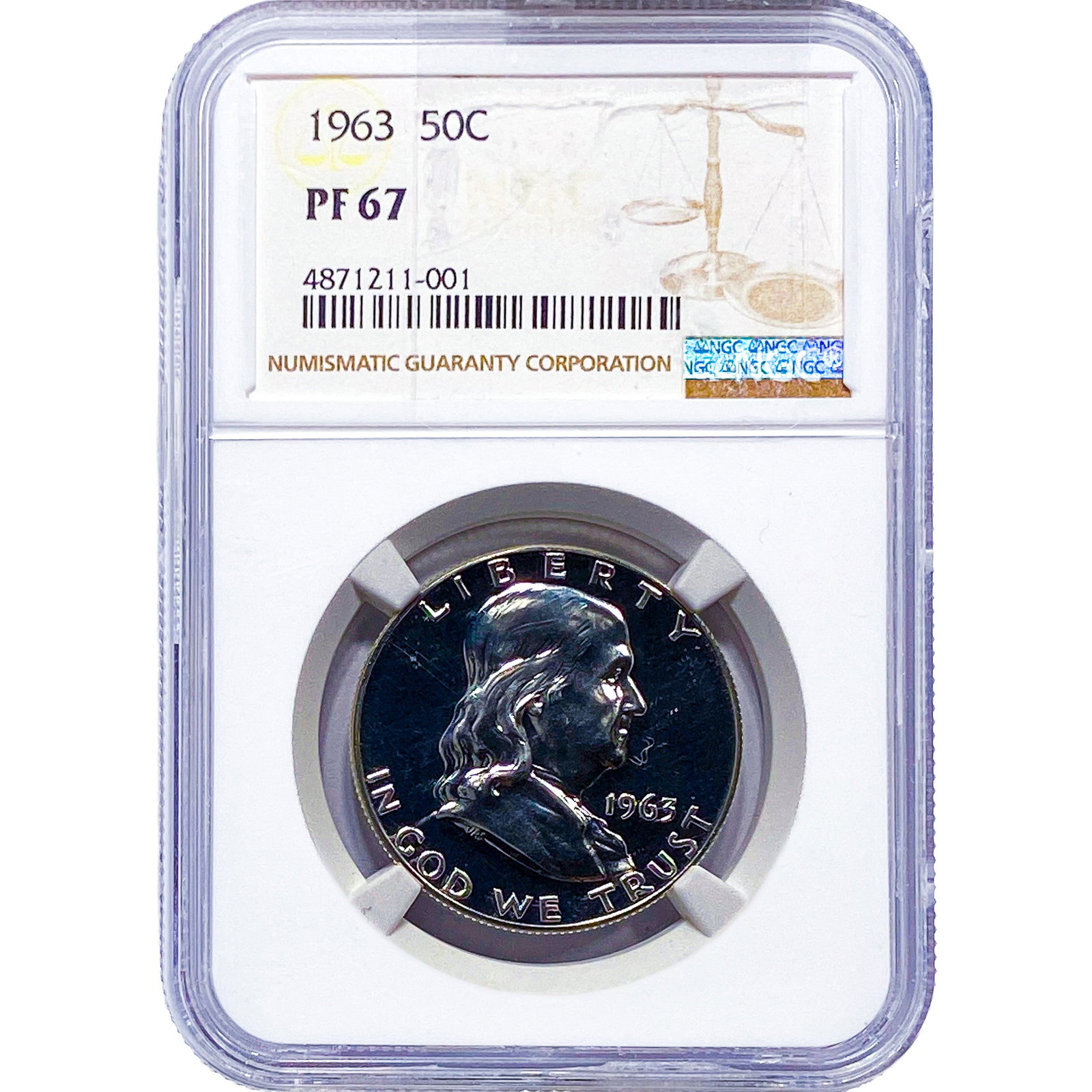1963 Franklin Half Dollar NGC PF67 (1 of 2)