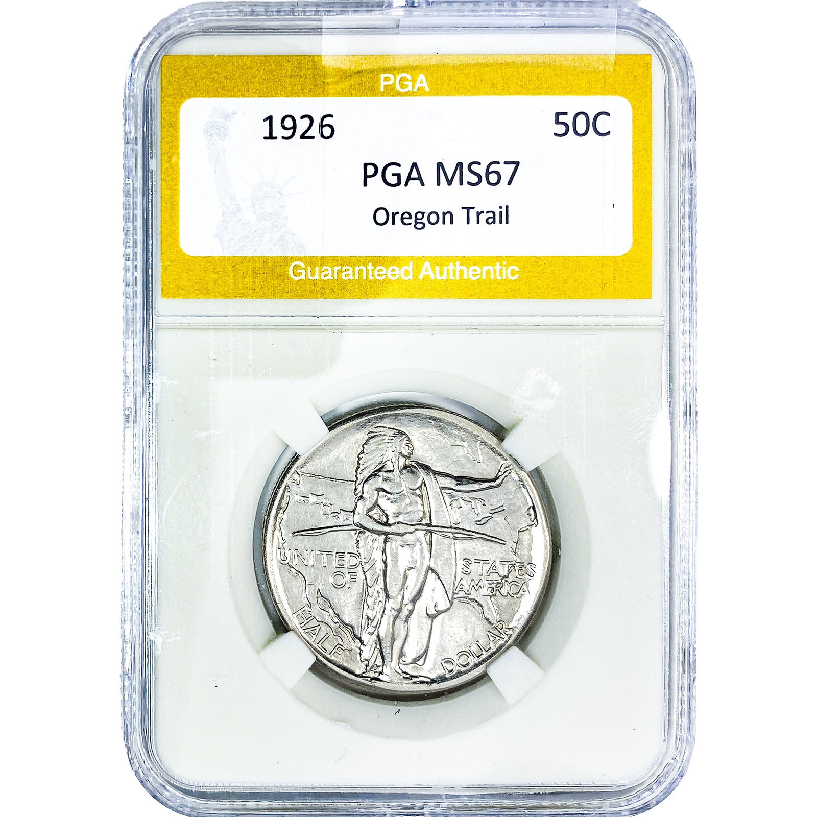 1926 Oregon Trail Half Dollar PGA MS67 (1 of 2)