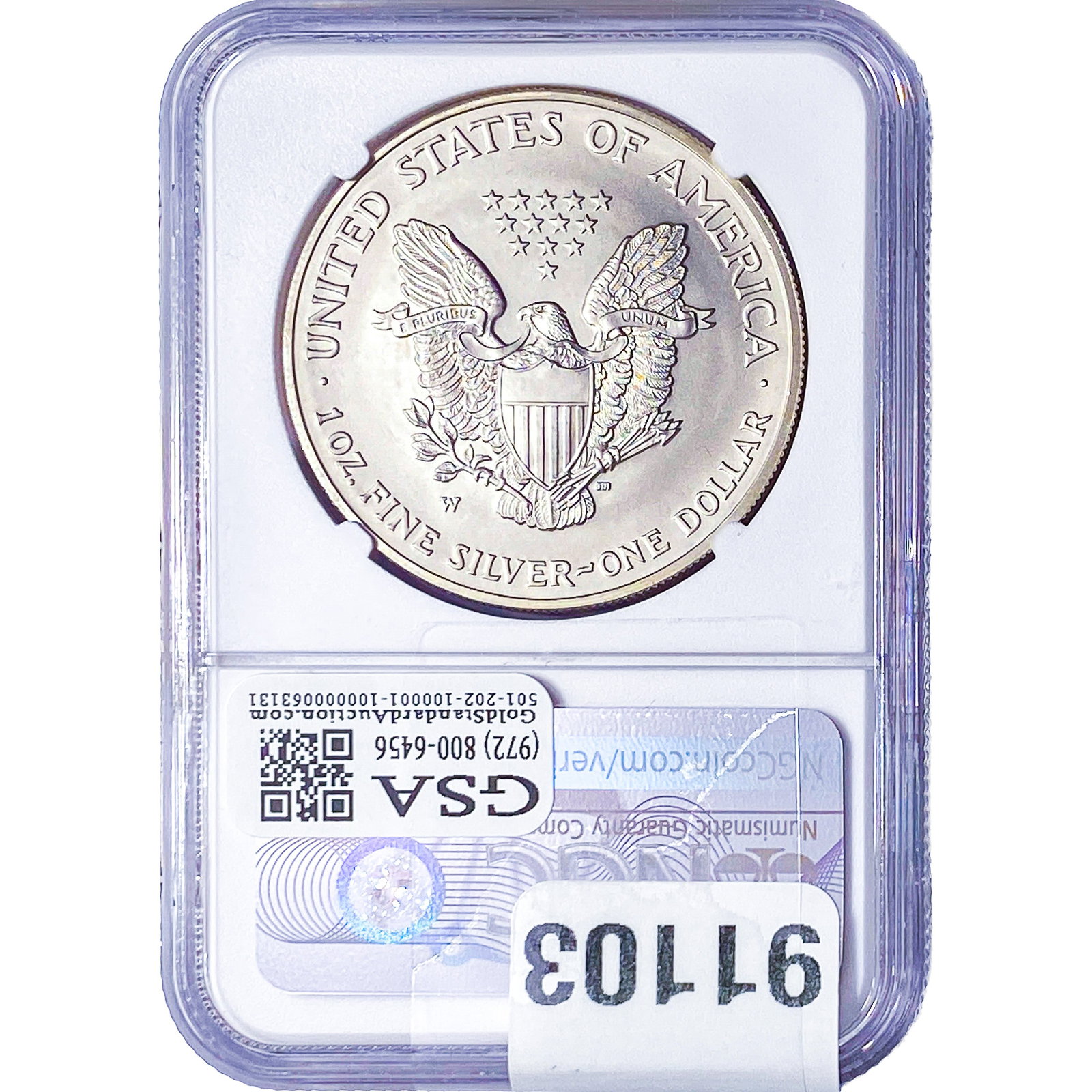 2008-W Silver Eagle NGC MS69 - 2
