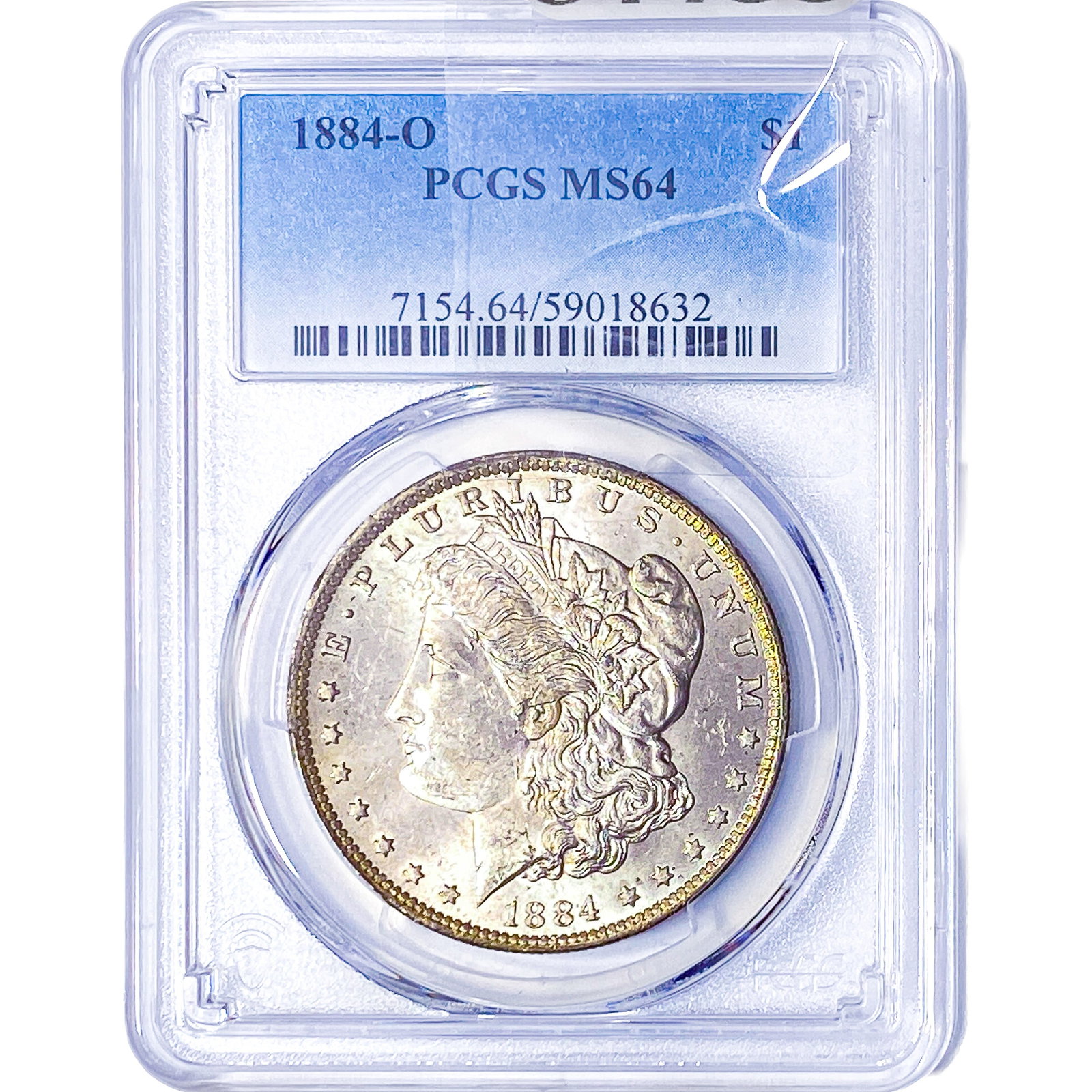 1884-O Morgan Silver Dollar PCGS MS64: 1884-O Morgan Silver Dollar PCGS MS64