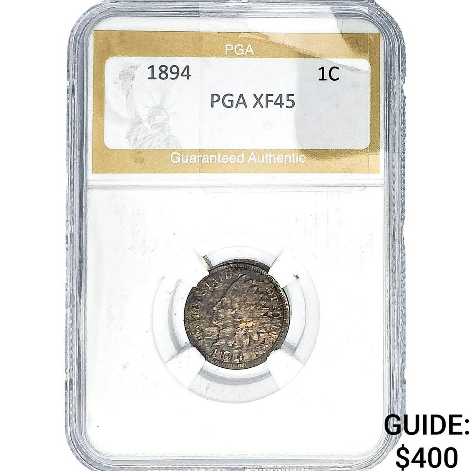 1894 Indian Head Cent PGA XF45: 1894 Indian Head Cent PGA XF45