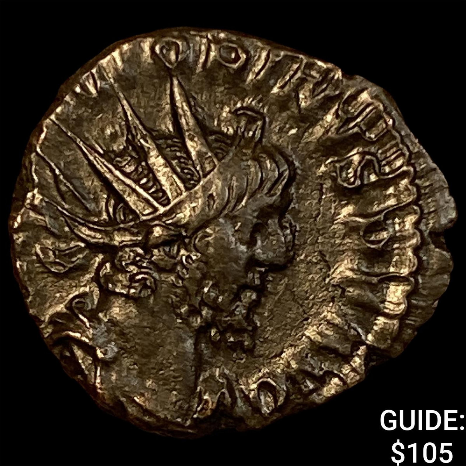 Romano-Gallic Victorinus 269-271 BI Dbl Denarius CHOICE AU (1 of 2)