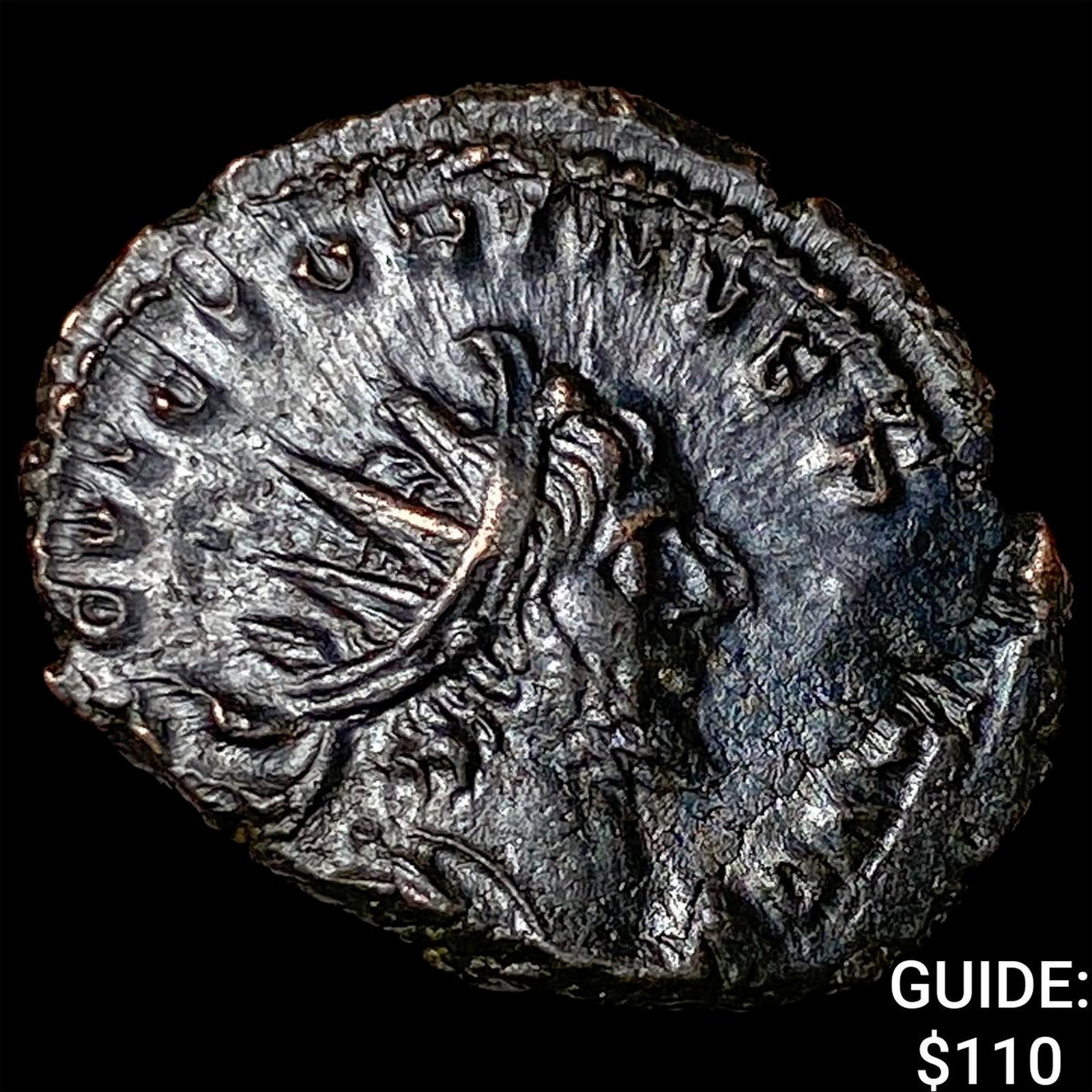 Gallic Empire Victorinus 269-271 AD Bi Antoninianus CHOICE AU: Gallic Empire Victorinus 269-271 AD Bi Antoninianus CHOICE AU