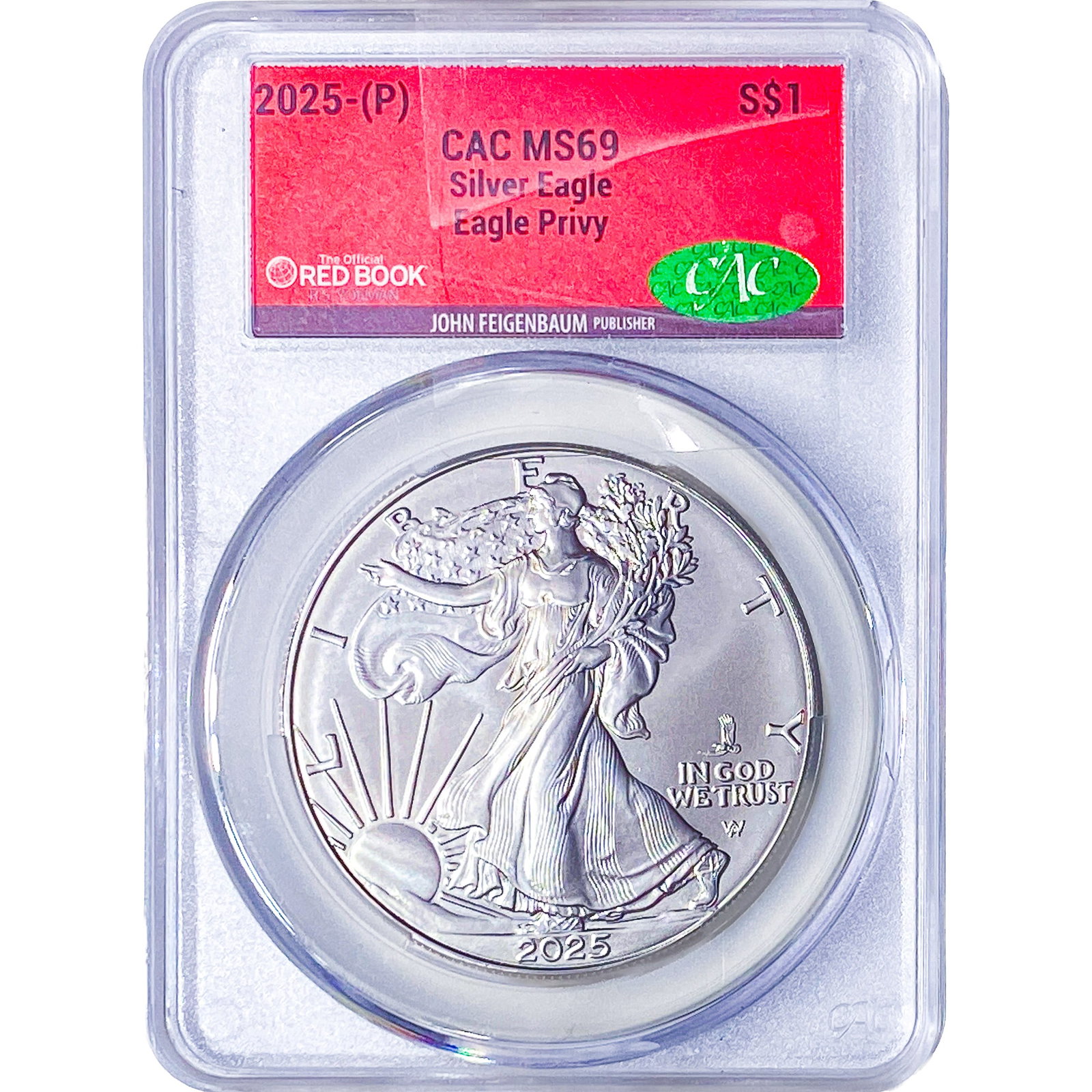 2025 Silver Eagle CAC MS69 (1 of 2)