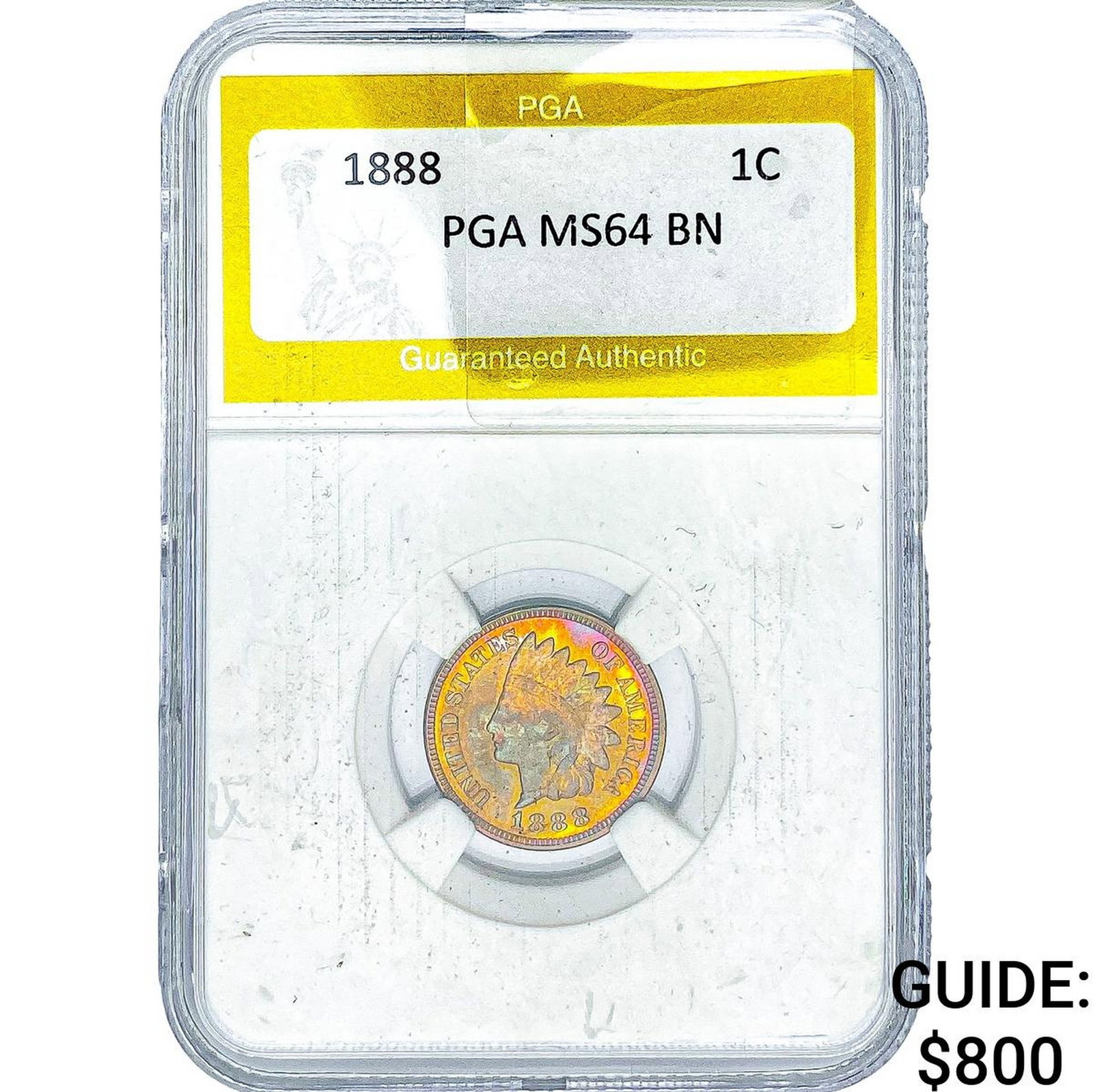 1888 Indian Head Cent PGA MS64 BN (1 of 2)