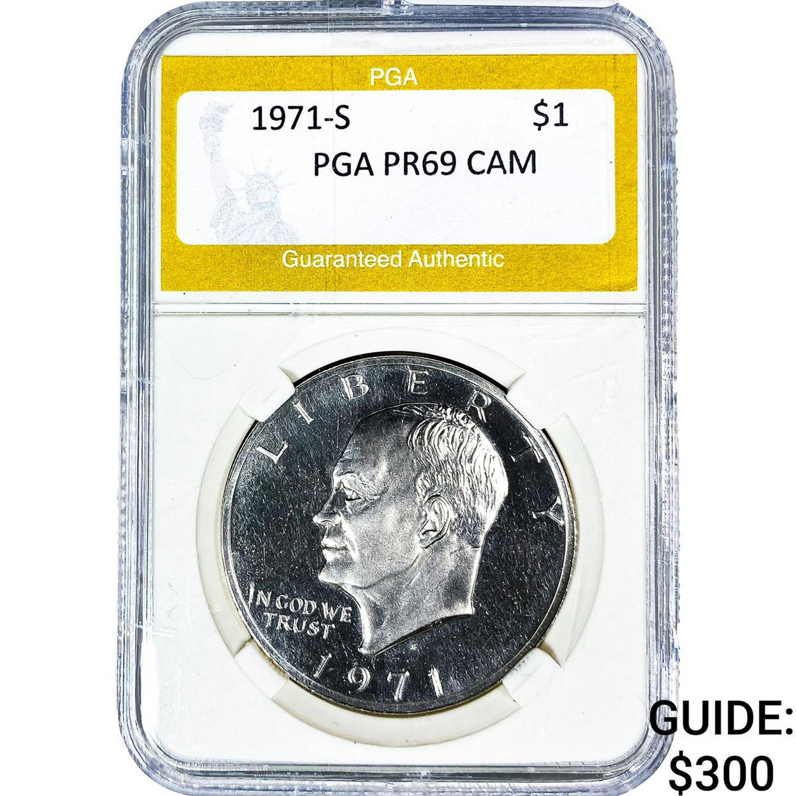 1971-S Eisenhower Dollar PGA PR69 DCAM (1 of 2)