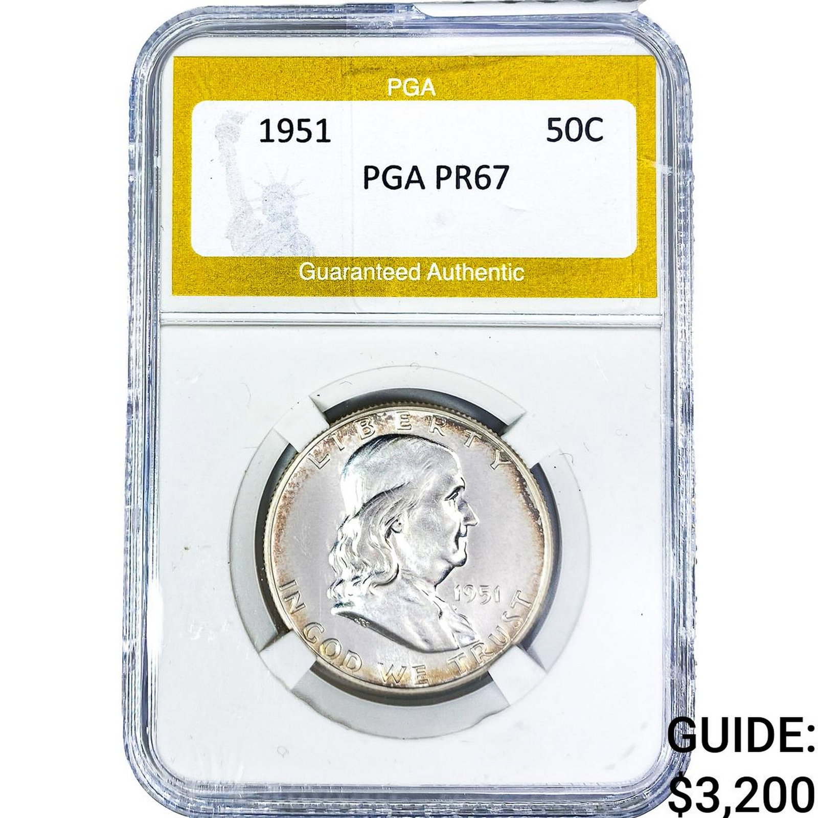 1951 Franklin Half Dollar PGA PR67 (1 of 2)