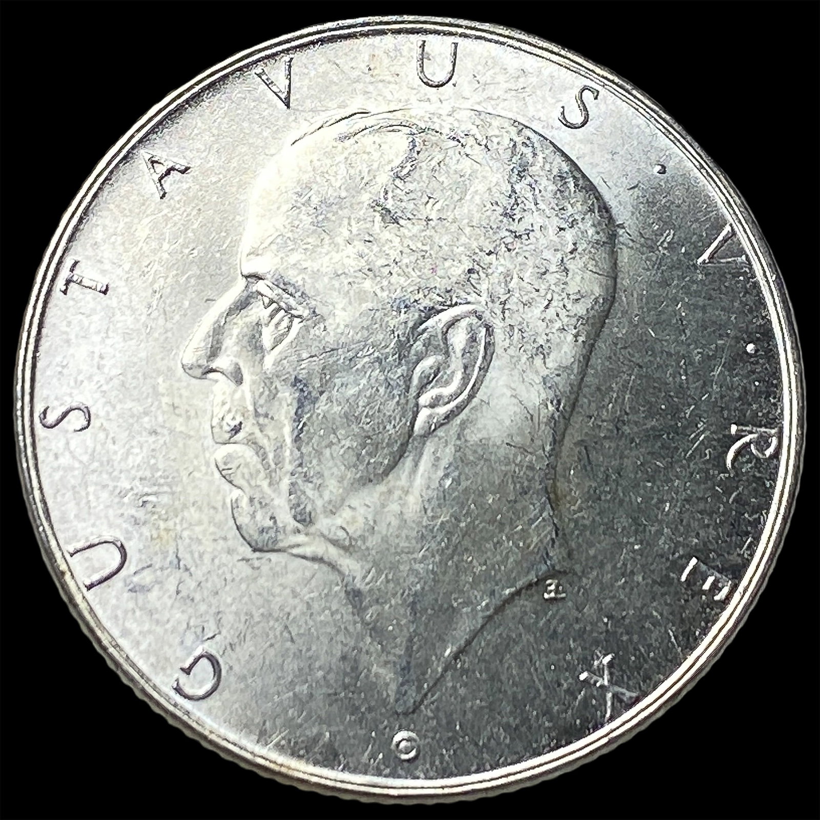 1938 Sweden Silver 2 Kroner UNCIRCULATED: 1938 Sweden Silver 2 Kroner UNCIRCULATED