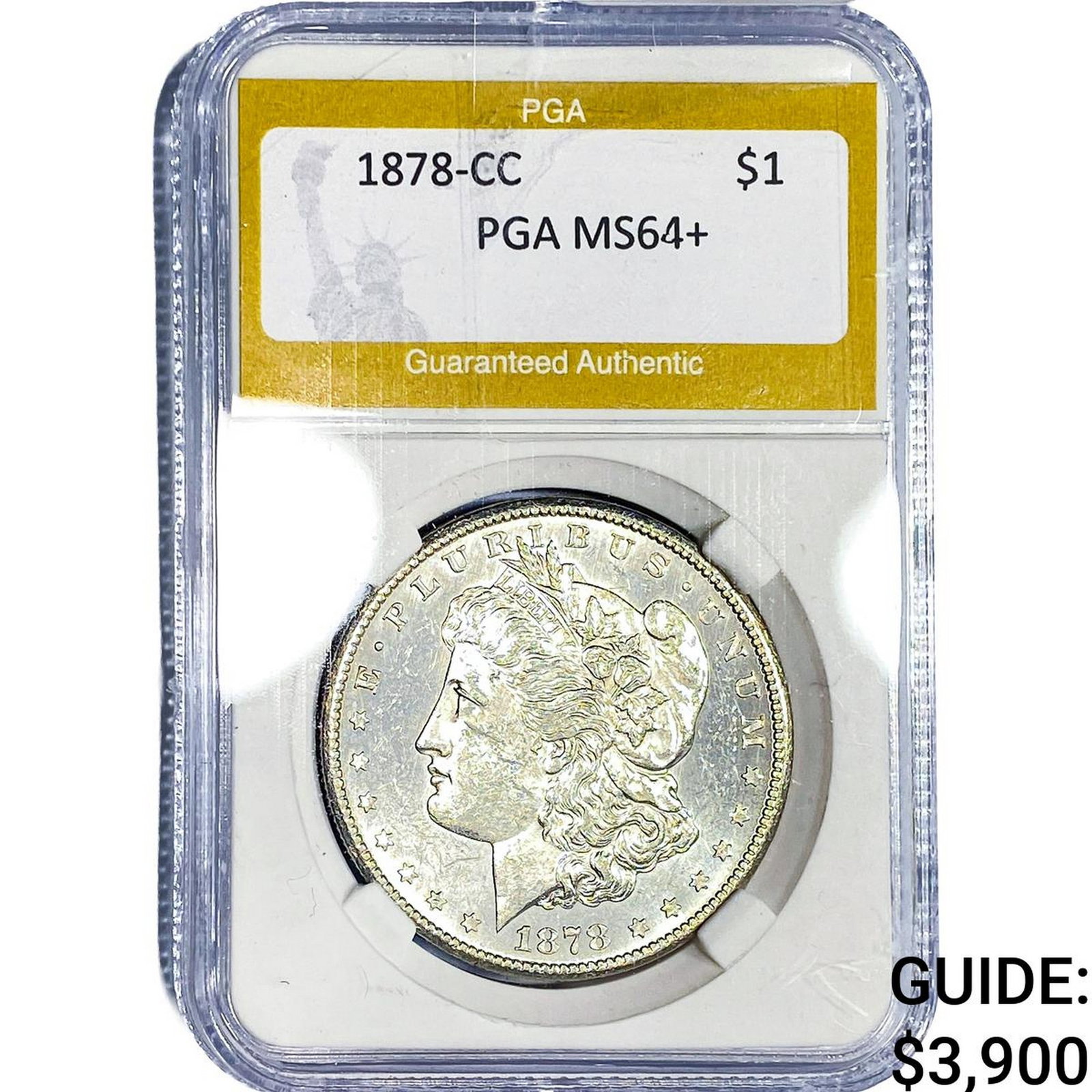 1878-CC Morgan Silver Dollar PGA MS64+ (1 of 2)