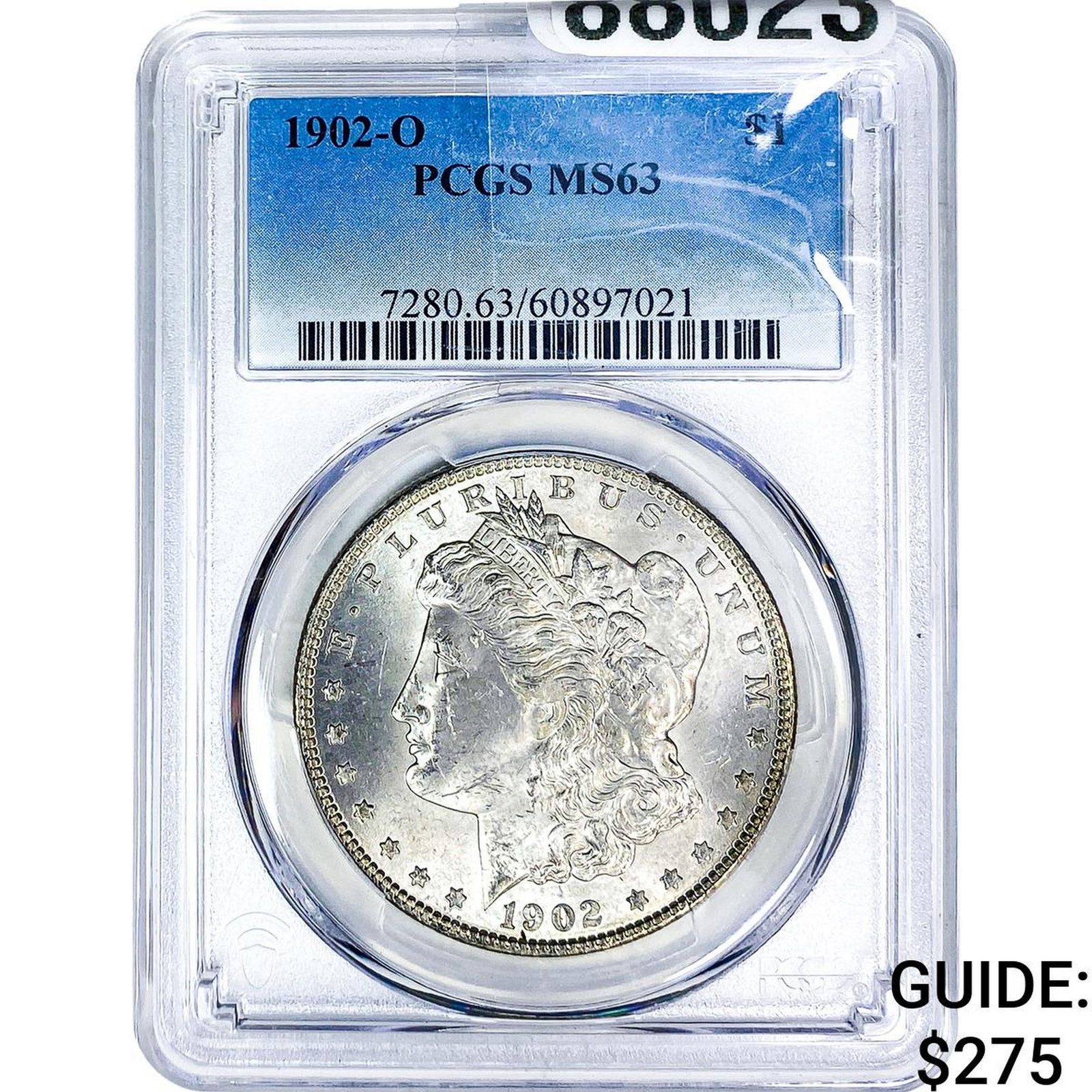 1902-O Morgan Silver Dollar PCGS MS63: 1902-O Morgan Silver Dollar PCGS MS63