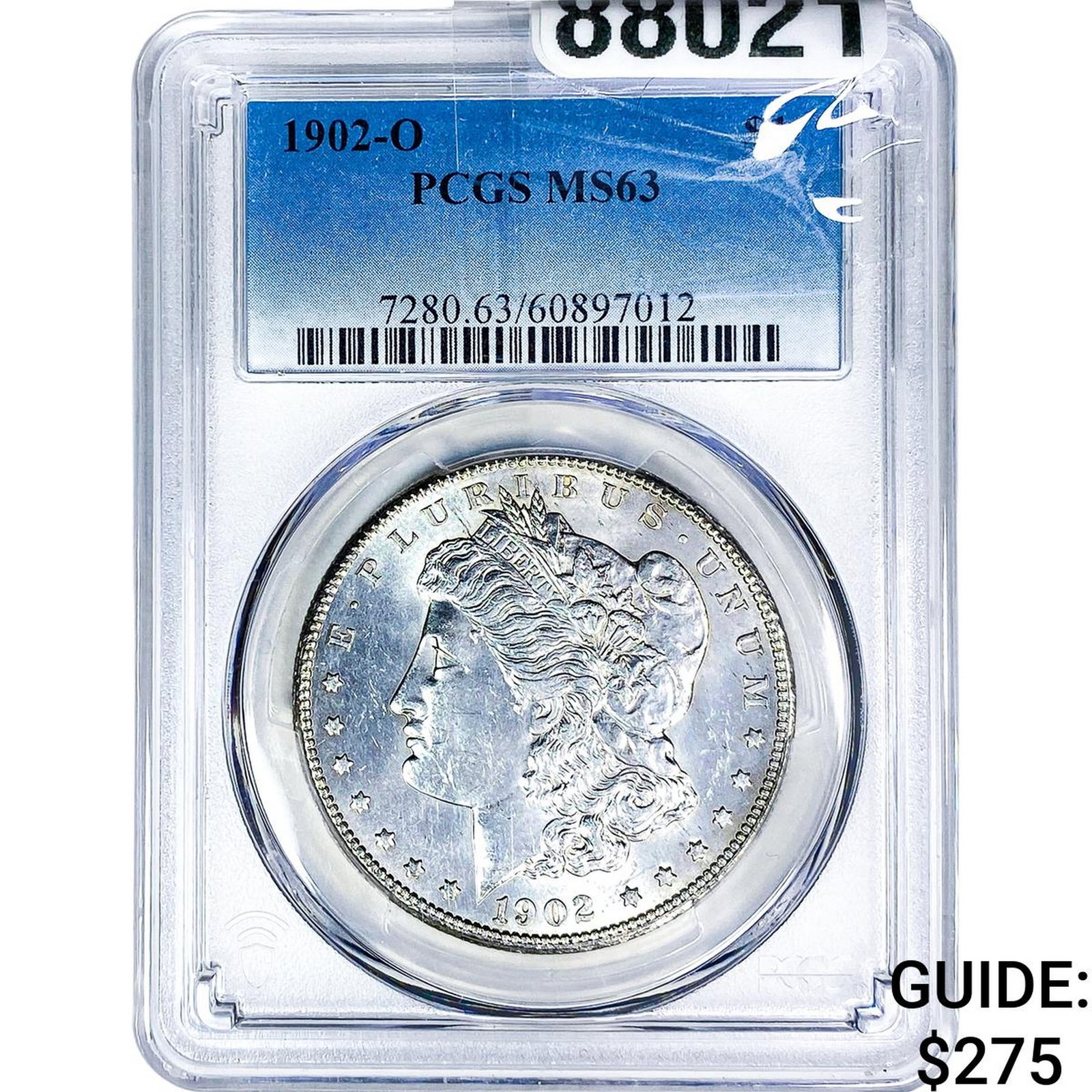 1902-O Morgan Silver Dollar PCGS MS63: 1902-O Morgan Silver Dollar PCGS MS63
