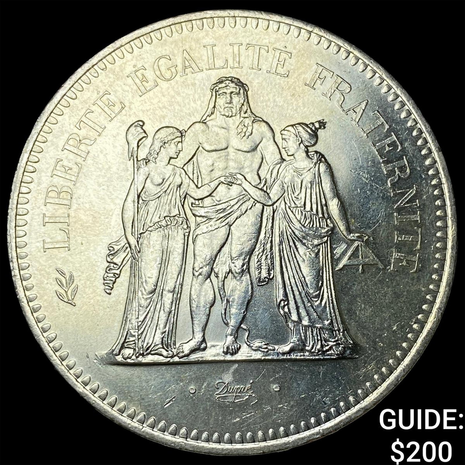 1977 France Silver 50 Francs: 1977 France Silver 50 Francs
